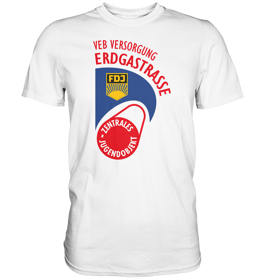 DDR Ostalgie Shirt Unisex • VEB VERSORGUNG ERDGASTRASSE