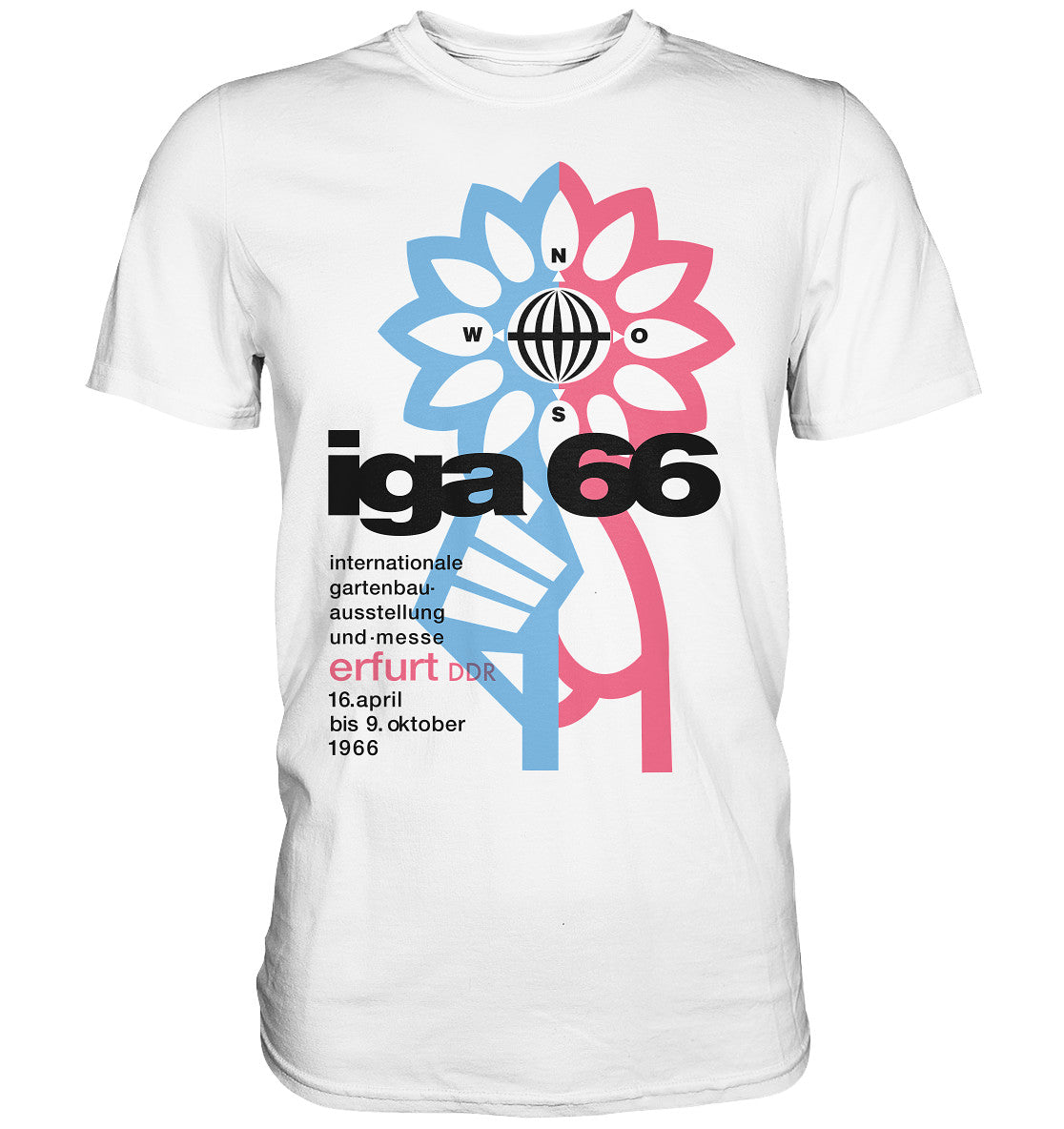 DDR Ostalgie Shirt Unisex • IGA ERFURT 1966