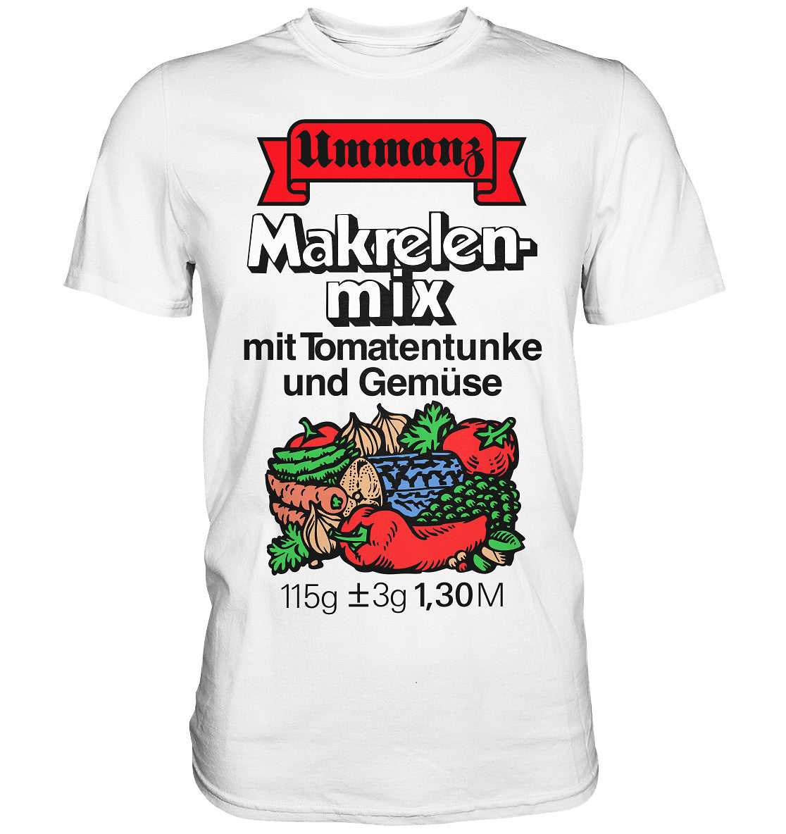 DDR Ostalgie Shirt Unisex • UMMANZ - MAKRELENMIX