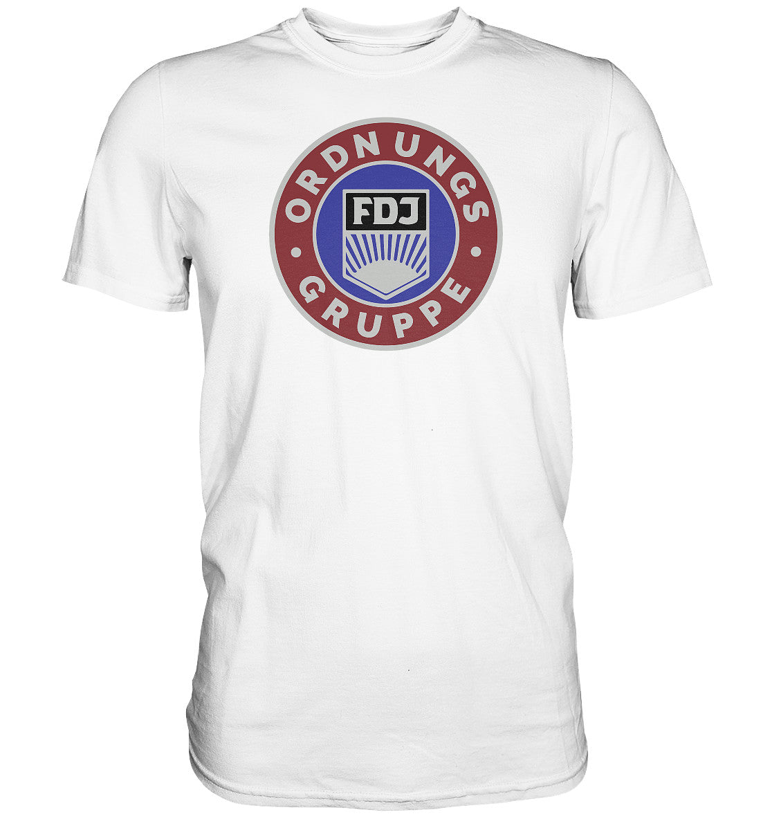DDR Ostalgie Shirt Unisex • FDJ ORDNUNGSGRUPPE