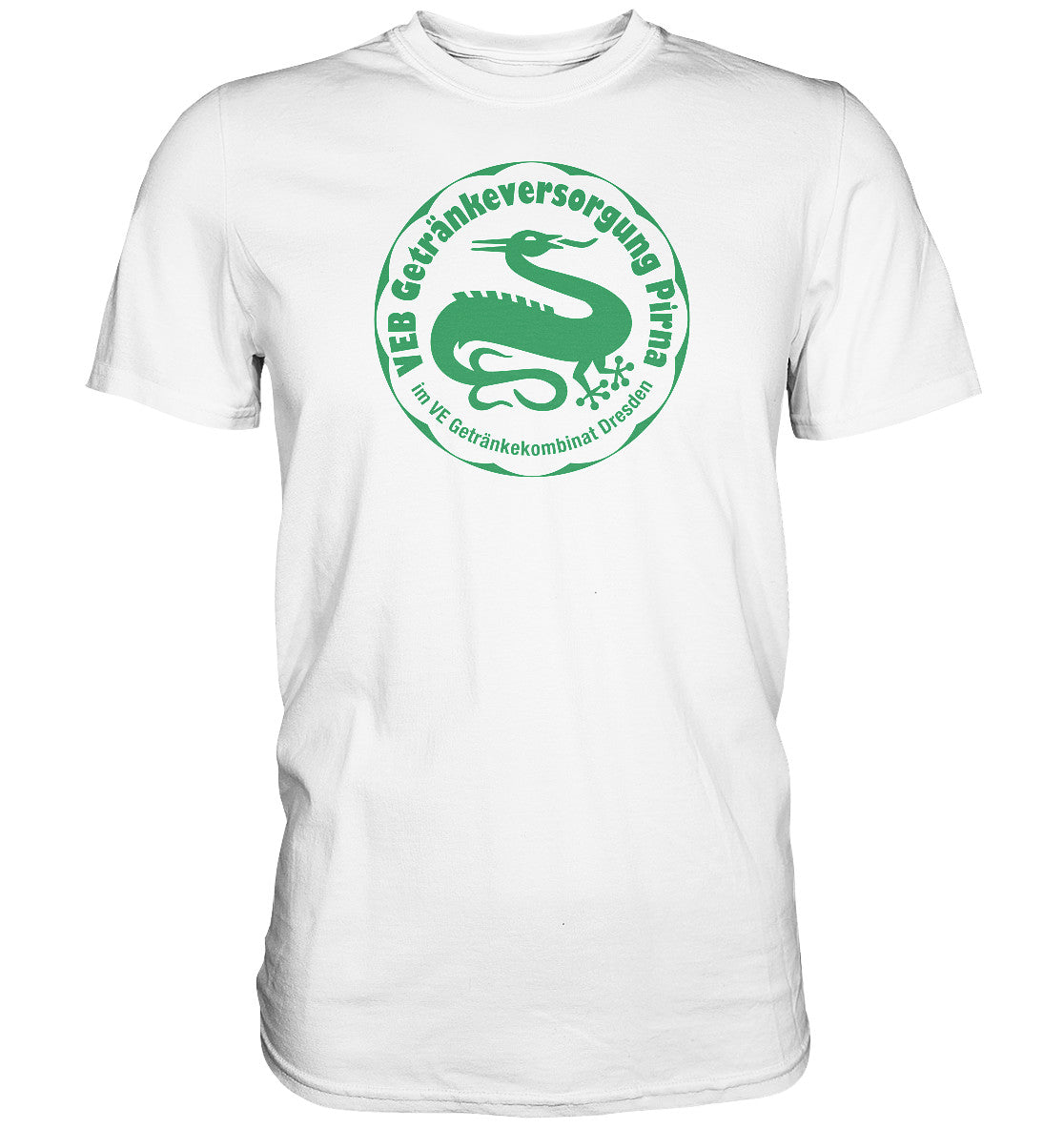 PREMIUM SHIRT UNISEX • VEB GETRÄNKEVERSORGUNG PIRNA, KOMBINAT DRESDEN