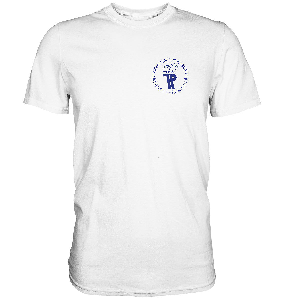 DDR Ostalgie Shirt Unisex • JUNGE PIONIERE - BRUST BADGE