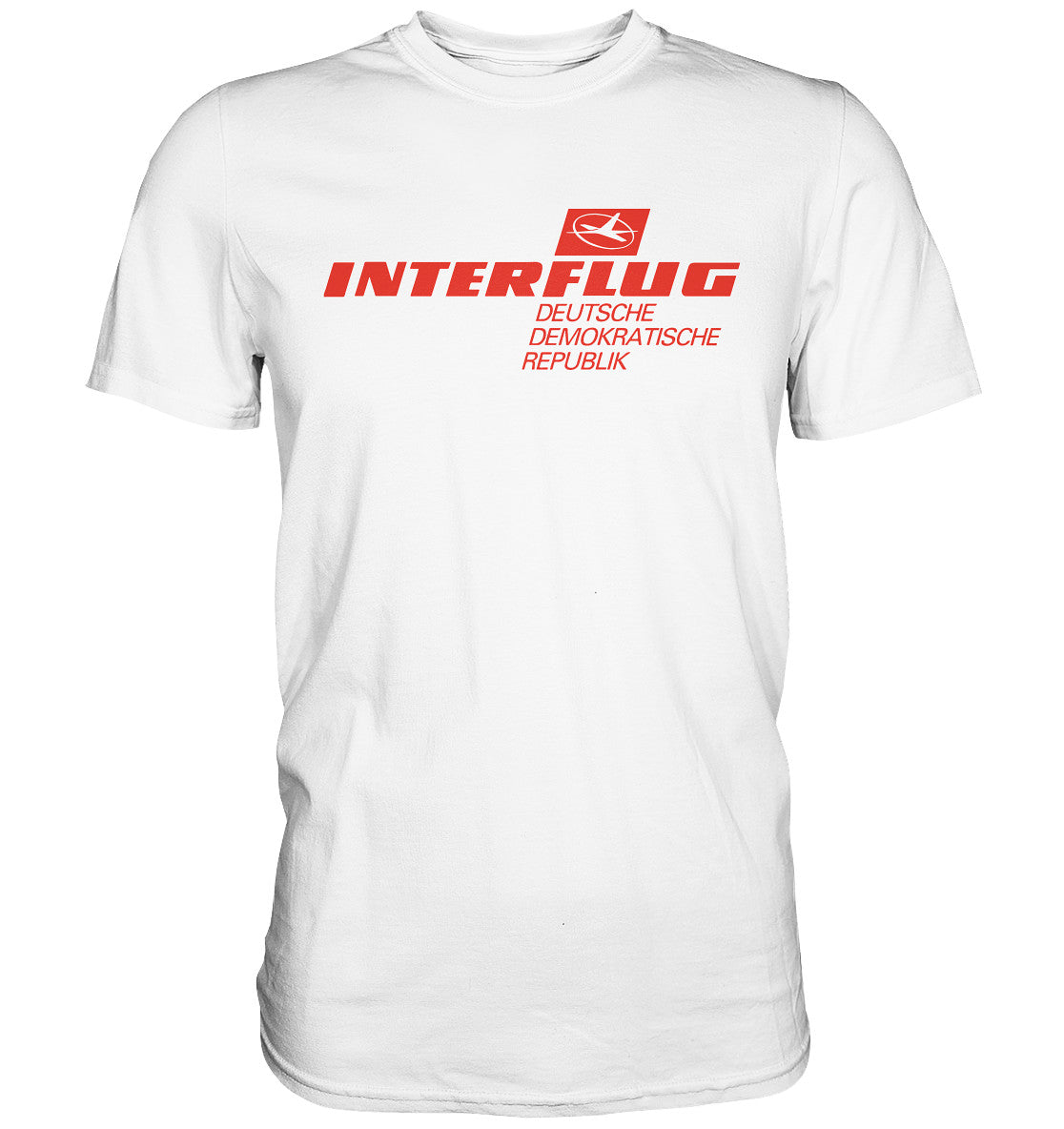 DDR Ostalgie Shirt Unisex • INTERFLUG - hell