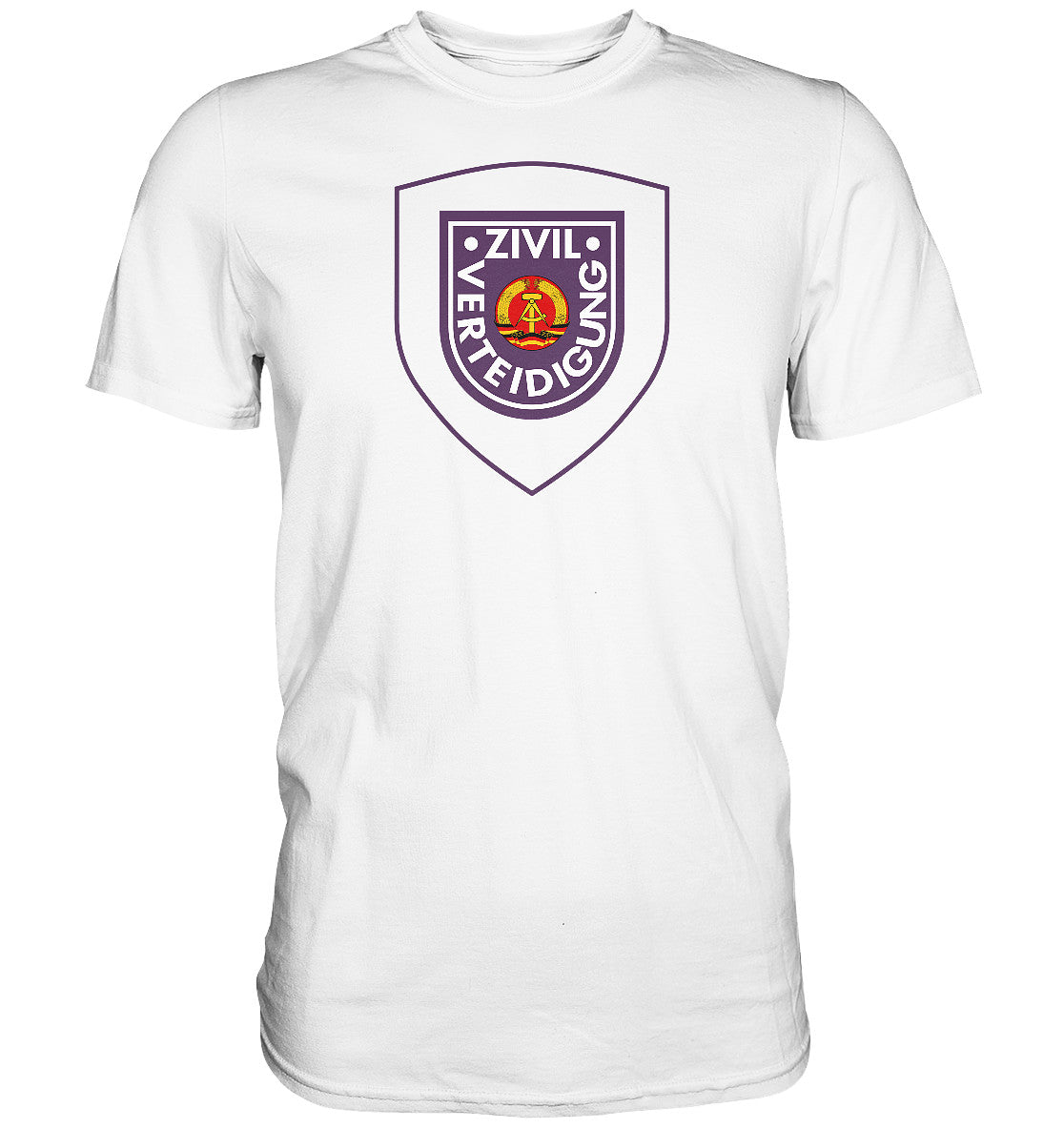 DDR Ostalgie Shirt Unisex • DDR ZIVILVERTEIDIGUNG