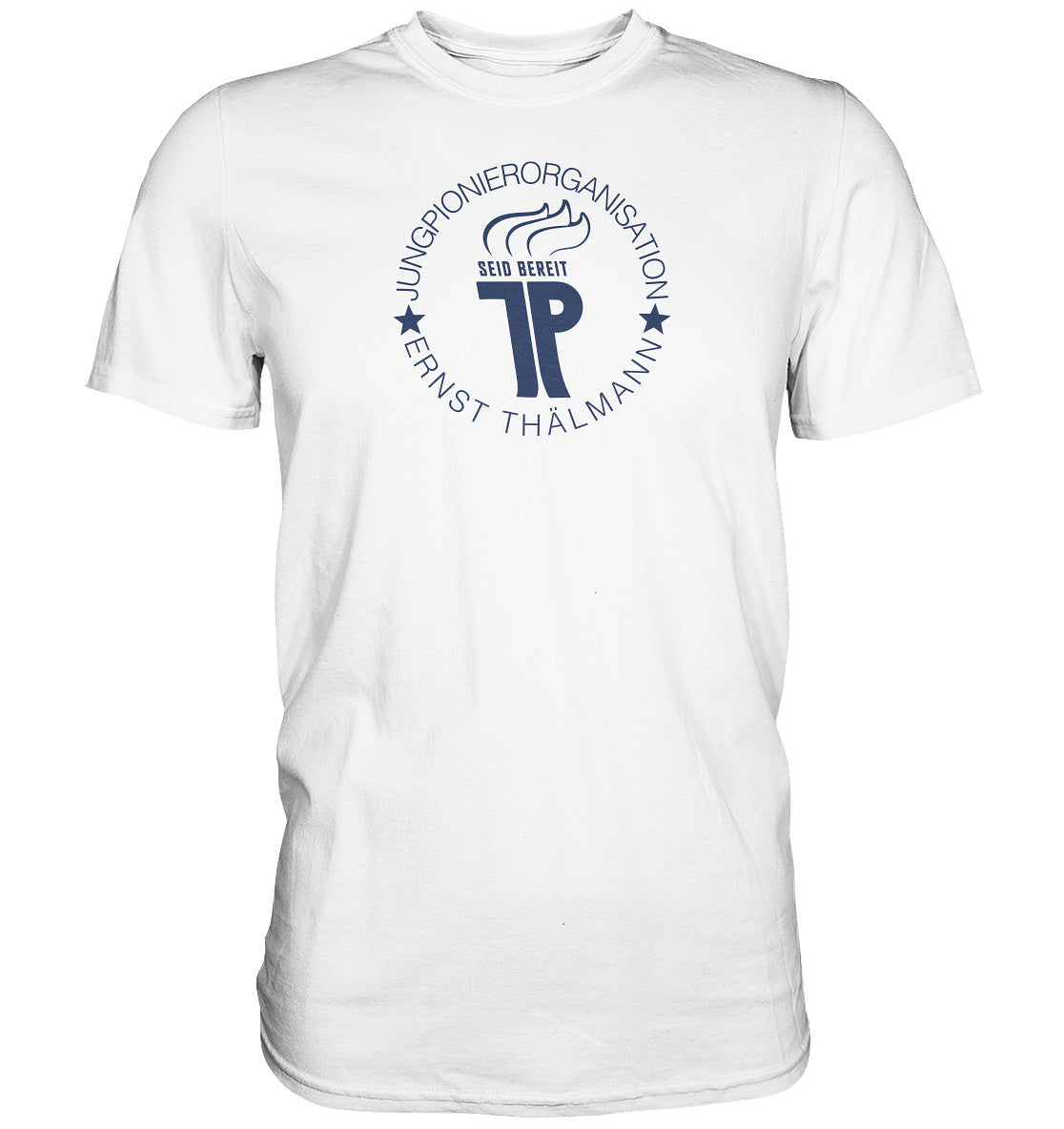PREMIUM SHIRT UNISEX • JUNGE PIONIERE - LOGO - hell