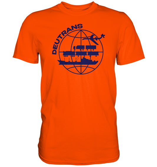 DDR Ostalgie Shirt Unisex • DEUTRANS - DEUTSCH-RUSSISCHE TRANSPORT-AKTIENGESELLSCHAFT