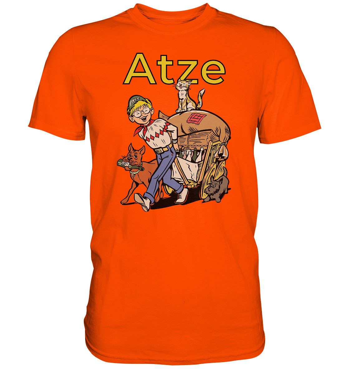 DDR Ostalgie Shirt Unisex • ATZE - TITEL ALTSTOFFE