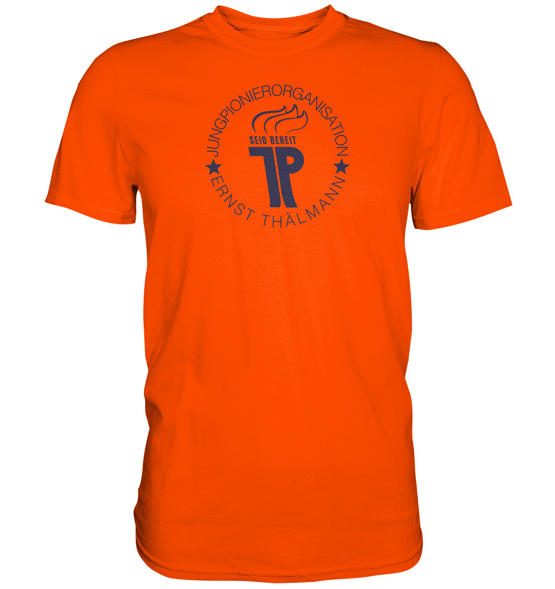 PREMIUM SHIRT UNISEX • JUNGE PIONIERE - LOGO - hell