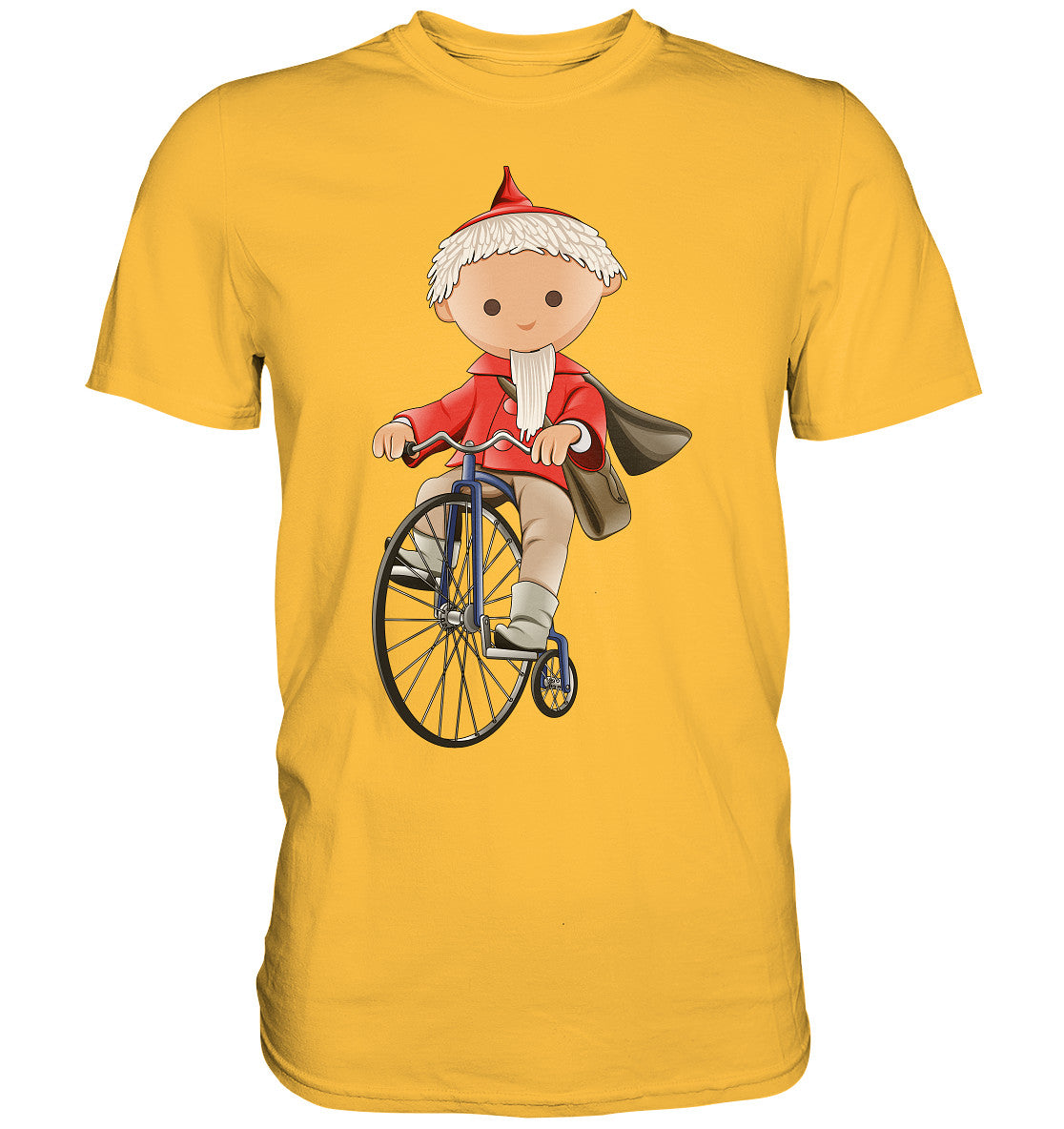 DDR Ostalgie Shirt Unisex • UNSER SANDMÄNNCHEN - AUF DEM HOCHRAD - ROT (PU-97, 1969)