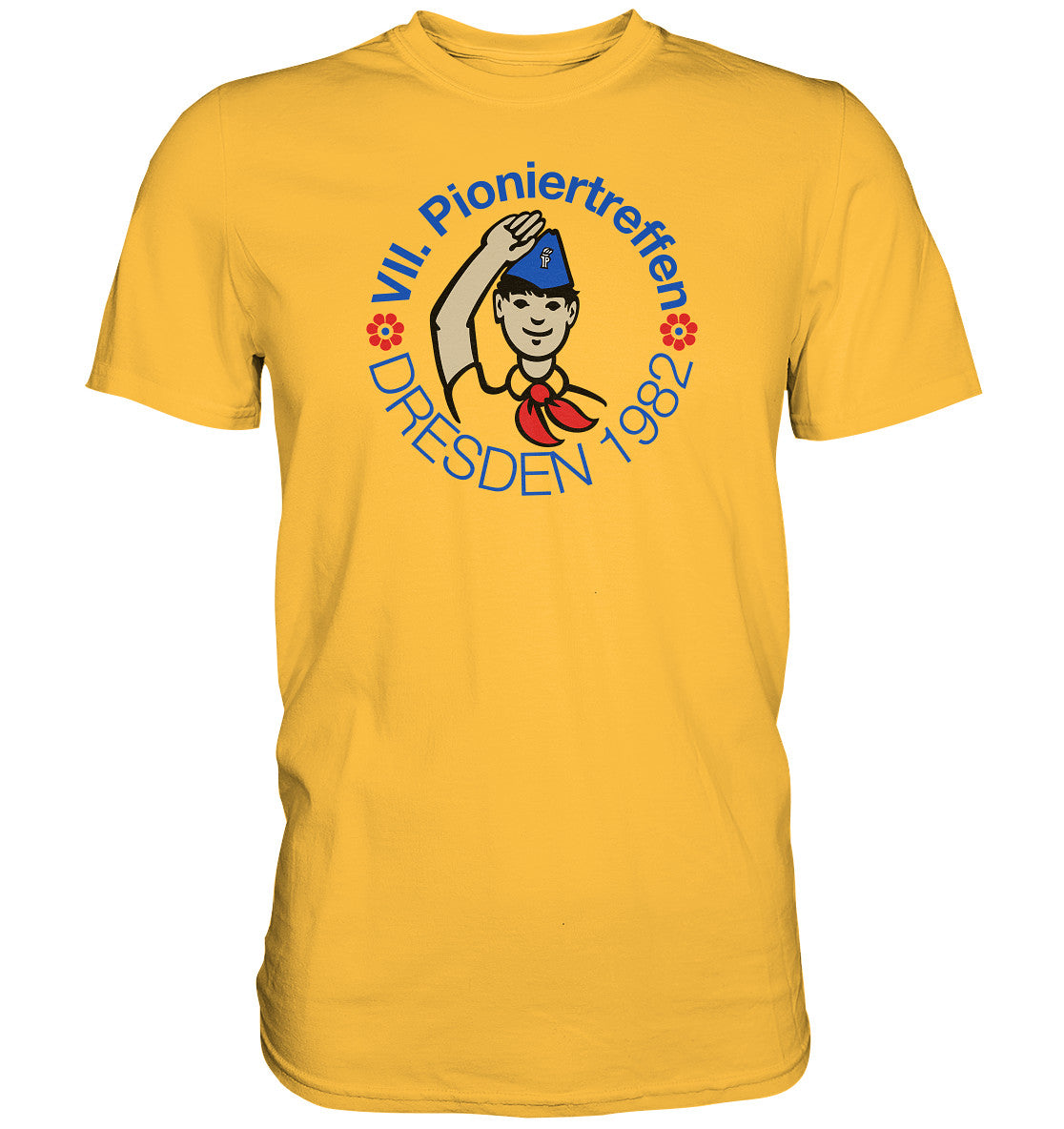 DDR Ostalgie Shirt Unisex • PIONIERTREFFEN - DRESDEN 1982