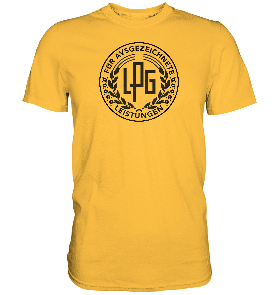 DDR Ostalgie Shirt Unisex • LPG - ORDEN FÜR AUSGEZEICHNETE LEISTUNGEN - hell