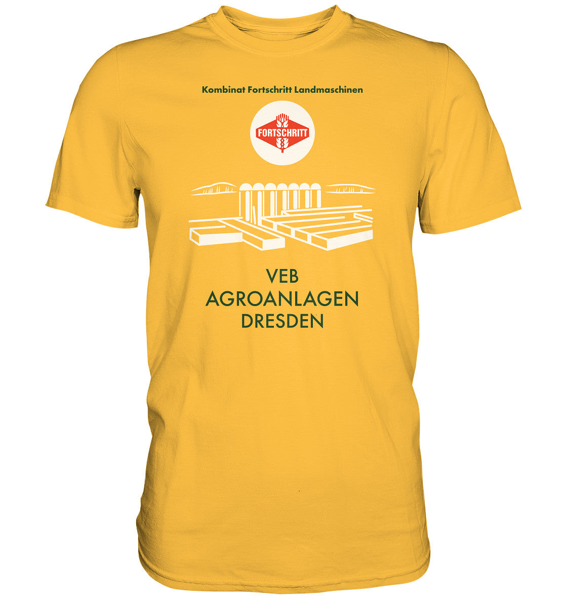 DDR Ostalgie Shirt Unisex • VEB AGROANLAGEN DRESDEN