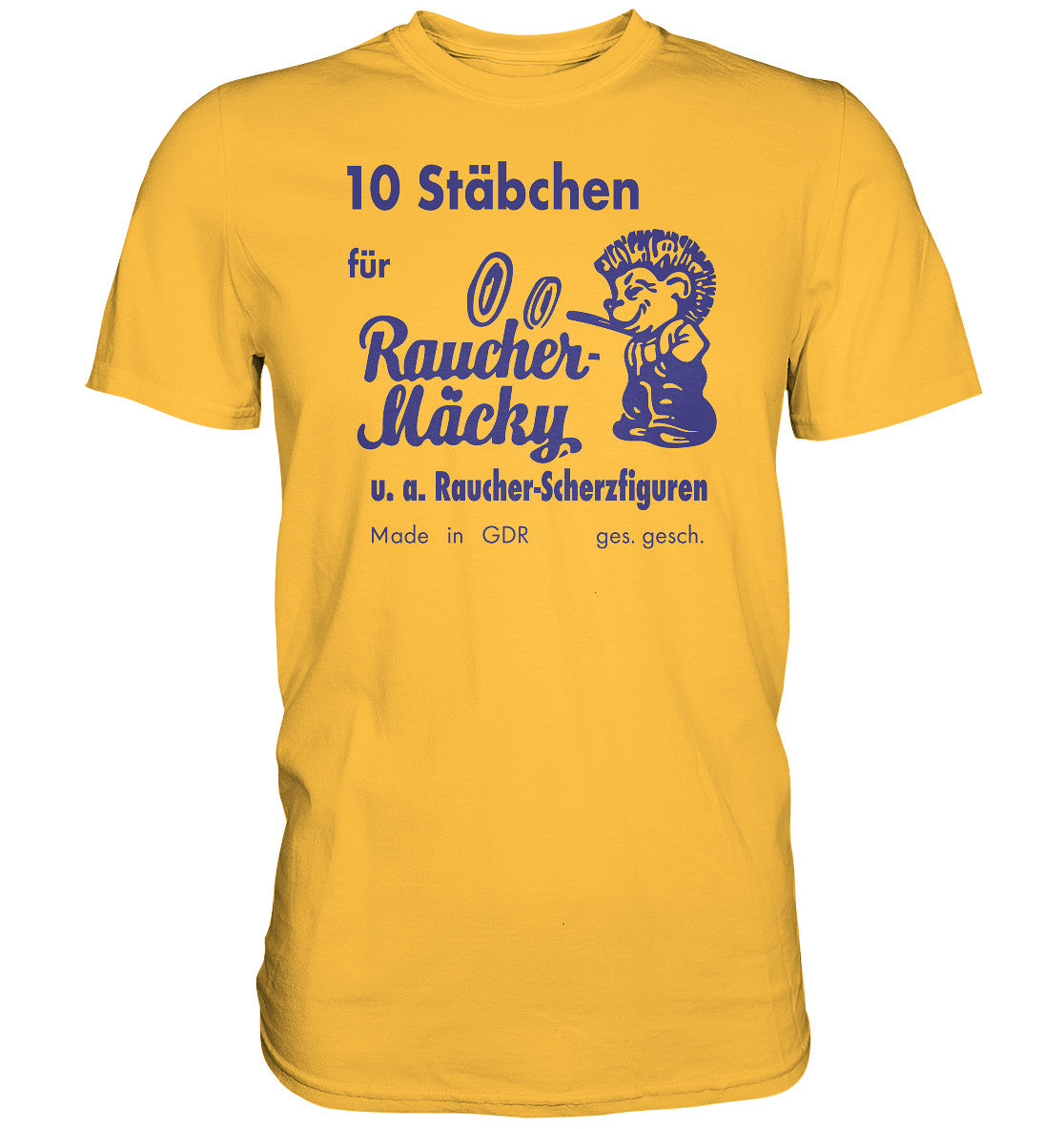 DDR Ostalgie Shirt Unisex • RÄUCHER MÄCKY STÄBCHEN