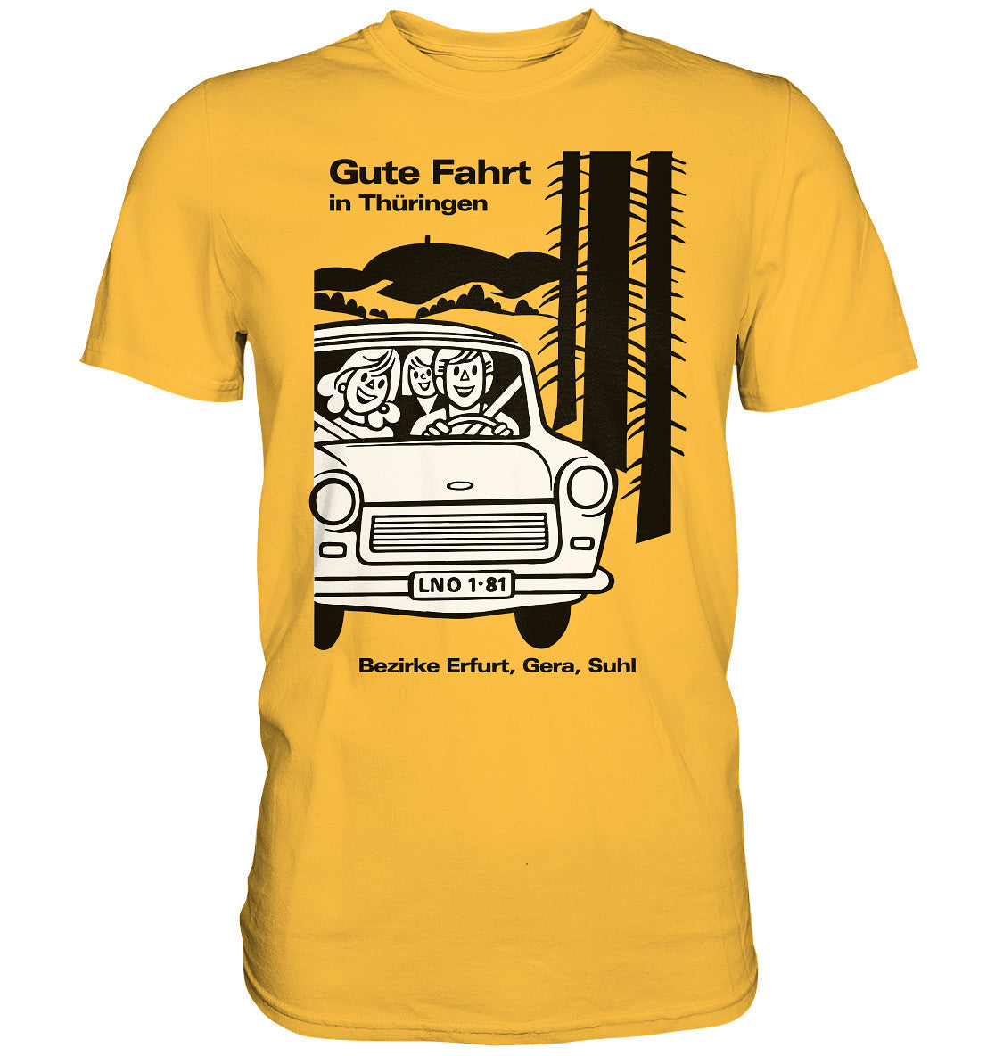 DDR Ostalgie Shirt Unisex • GUTE FAHRT IN THÜRINGEN