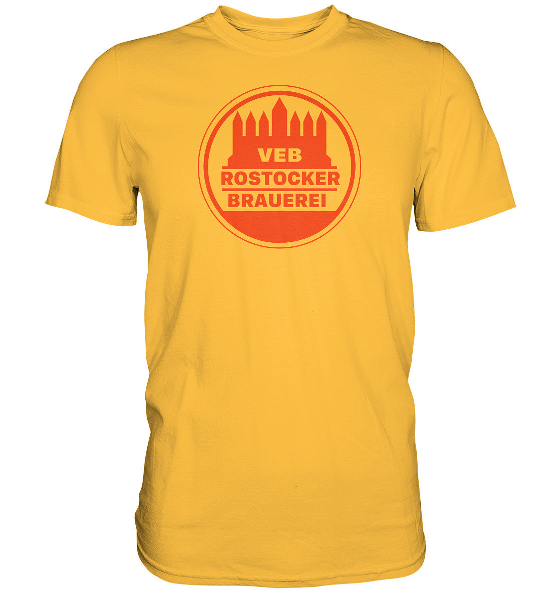 DDR Ostalgie Shirt Unisex • VEB ROSTOCKER BRAUEREI