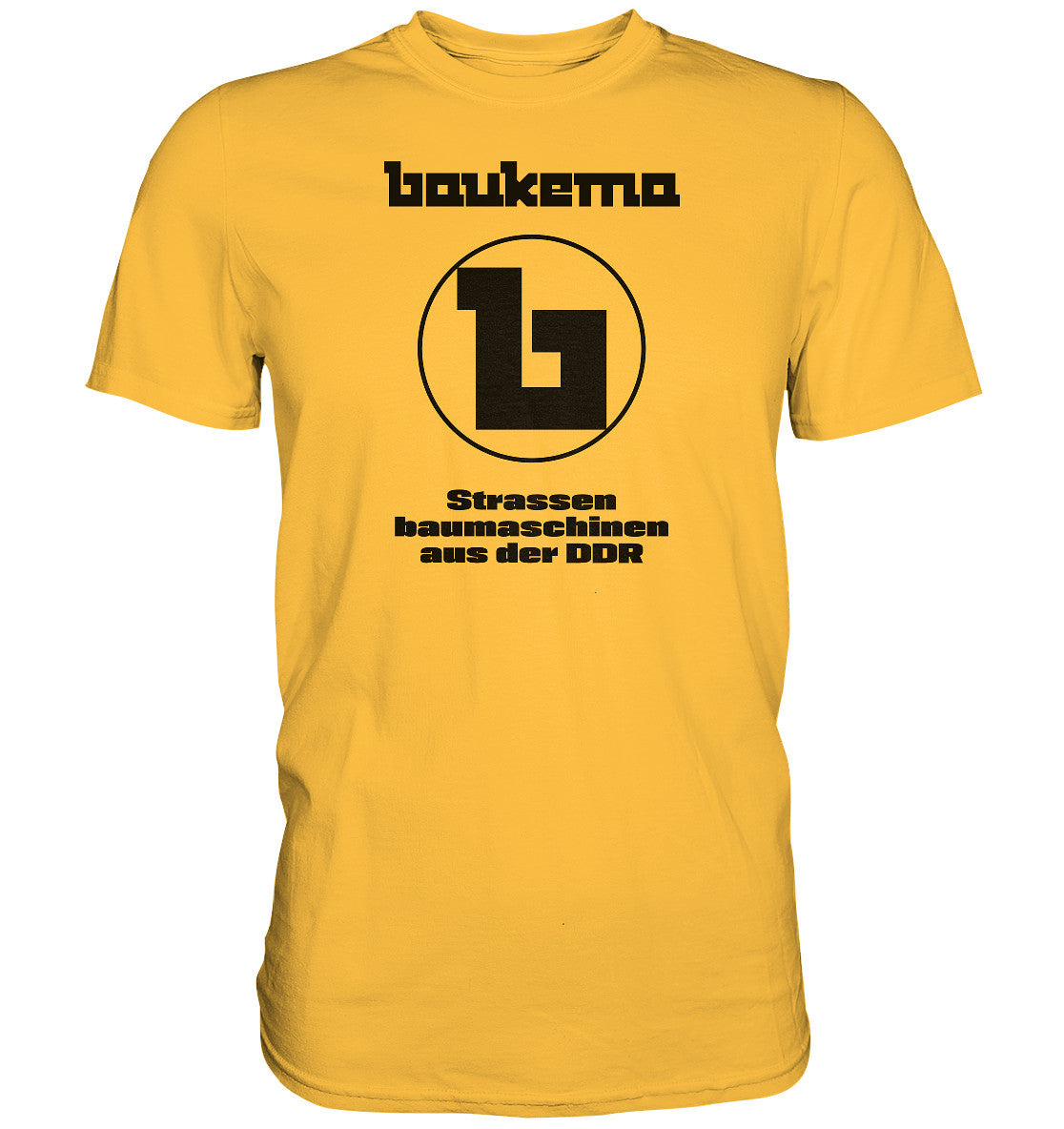 DDR Ostalgie Shirt Unisex • BAUKEMA STRASSENBAUMASCHINEN - hell