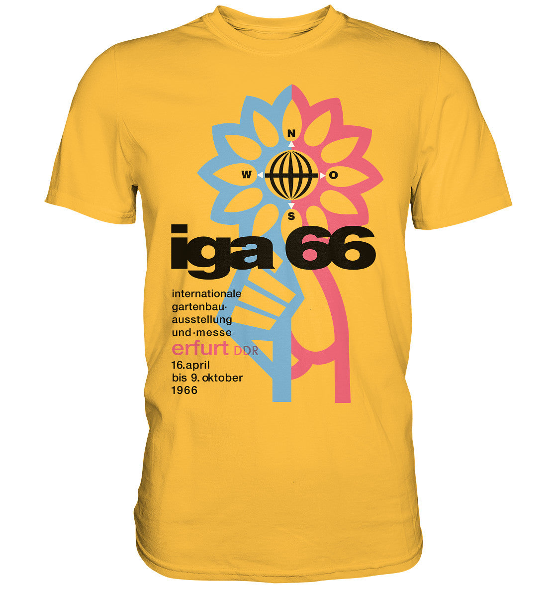 DDR Ostalgie Shirt Unisex • IGA ERFURT 1966