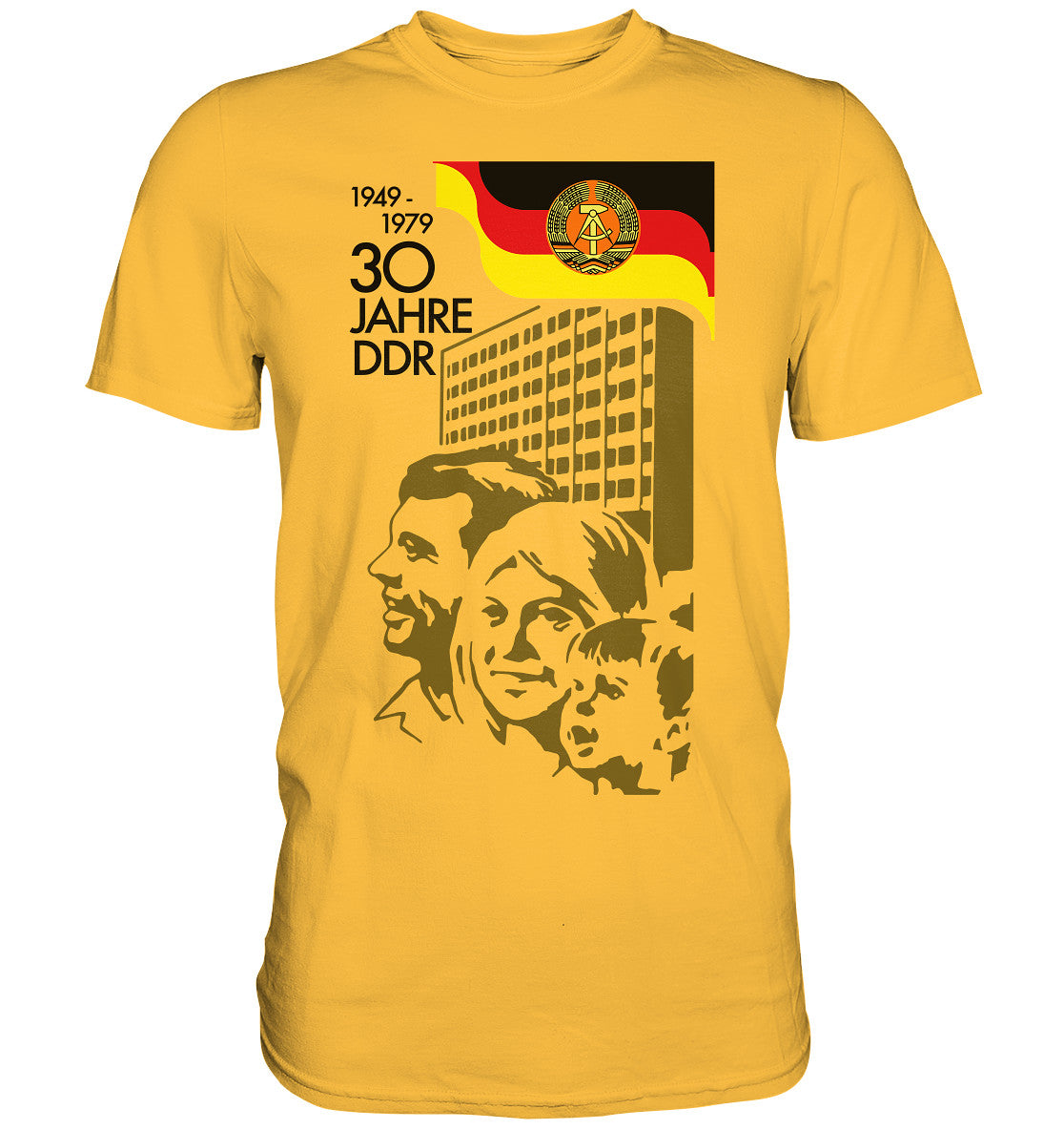 DDR Ostalgie Shirt Unisex • 30 JAHRE DDR - BRIEFMARKE