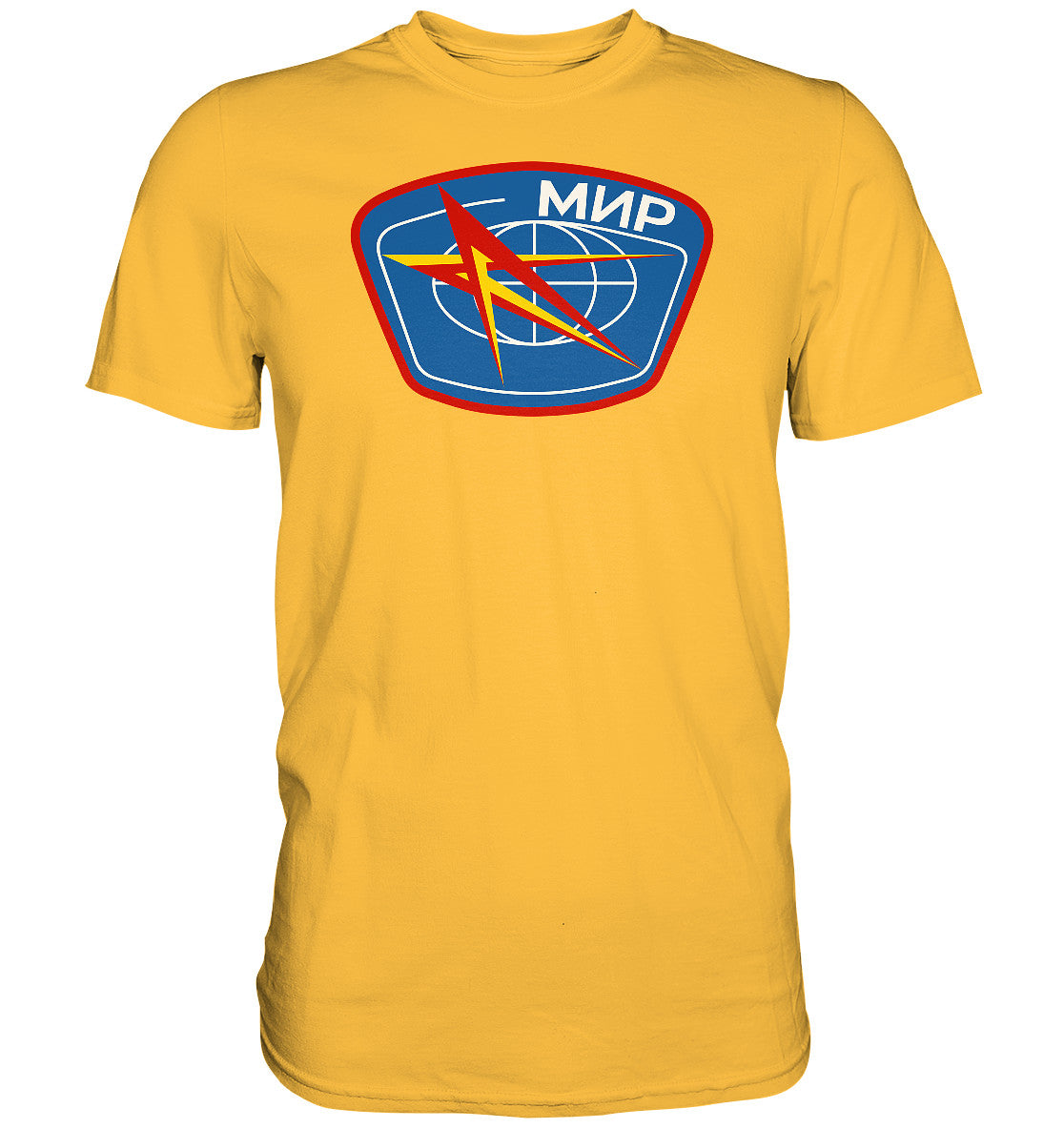 DDR Ostalgie Shirt Unisex • MIR - KOSMONAUTEN-BADGE