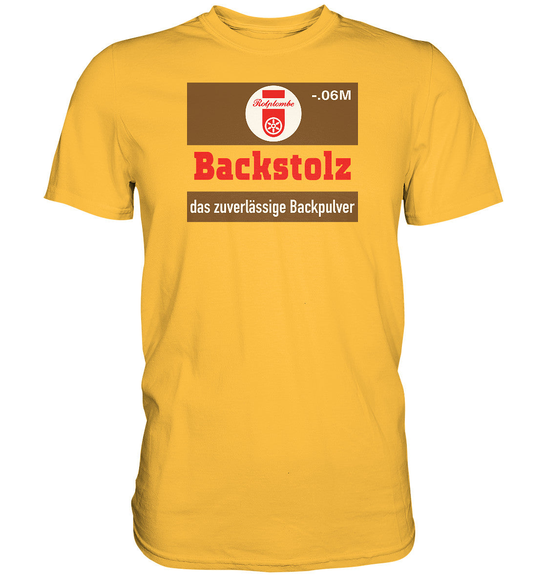 DDR Ostalgie Shirt Unisex • BACKSTOLZ BACKPULVER