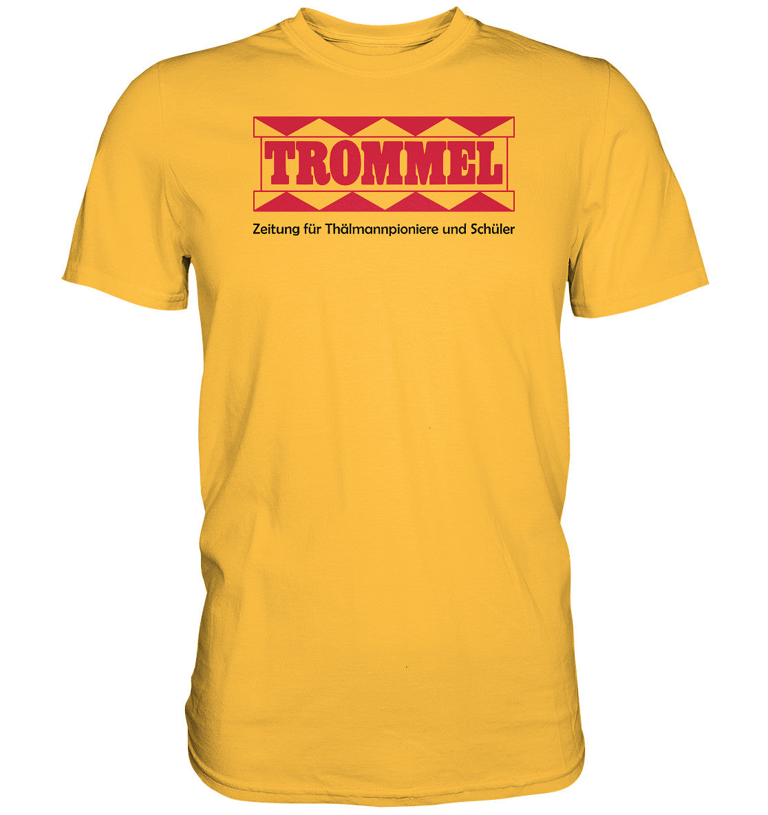 DDR Ostalgie Shirt Unisex • PIONIERZEITUNG TROMMEL