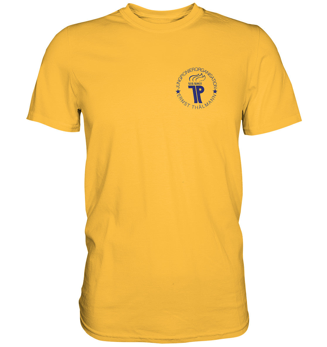 DDR Ostalgie Shirt Unisex • JUNGE PIONIERE - BRUST BADGE
