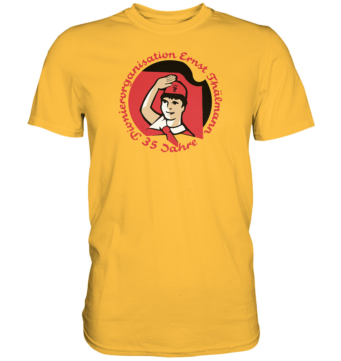 DDR Ostalgie Shirt Unisex • 35 JAHRE PIONIERORGANISATION ERNST THÄLMANN