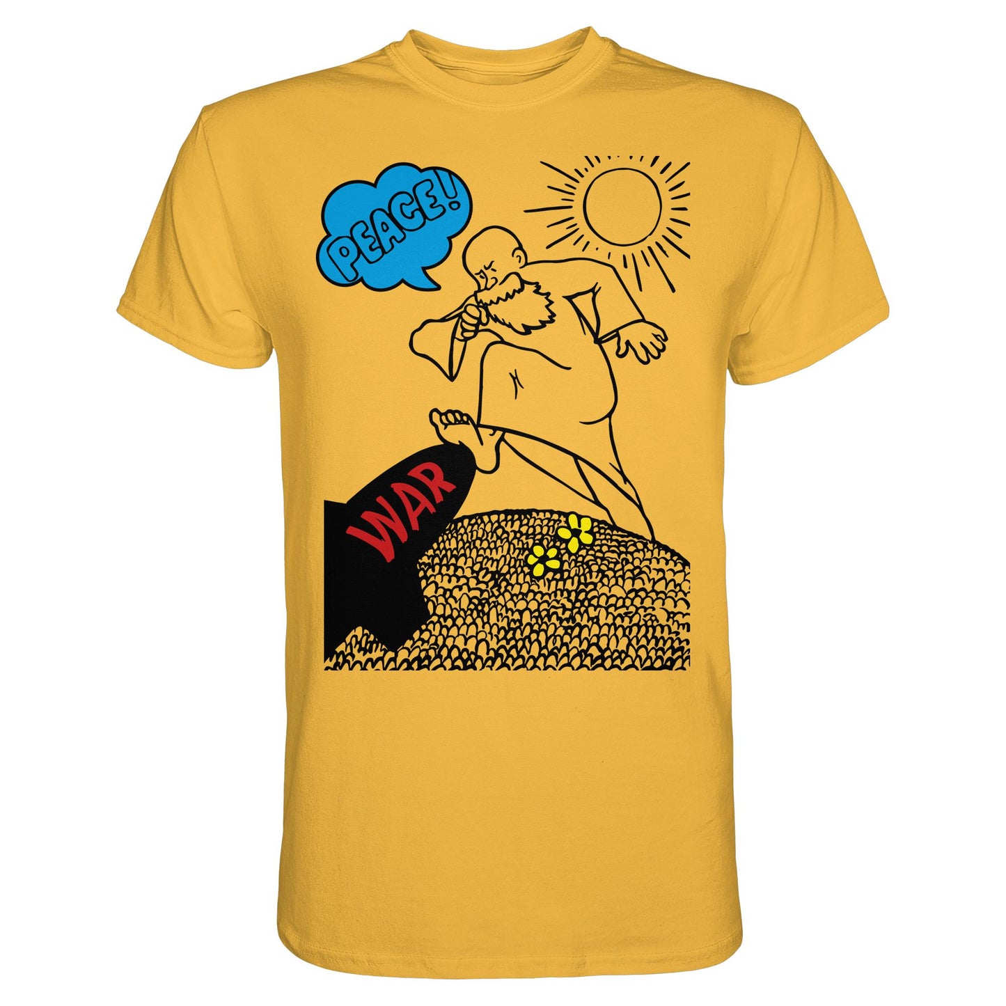 DDR Ostalgie Shirt Unisex • PEACE & WAR (ORIGINAL DDR-PLAKAT)
