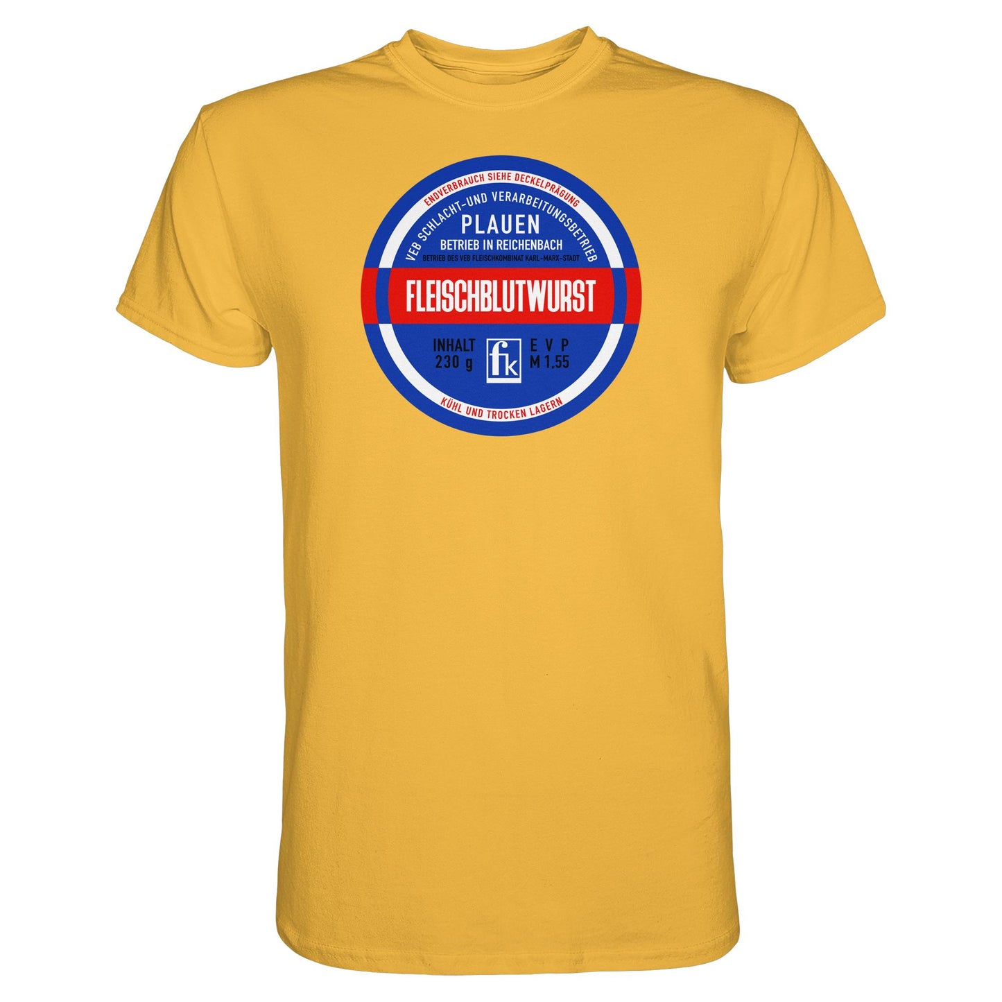 DDR Ostalgie Shirt Unisex • FLEISCHBLUTWURST KONSERVE - PLAUEN