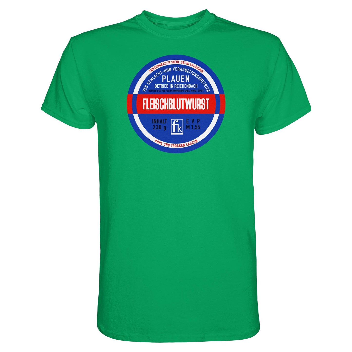 DDR Ostalgie Shirt Unisex • FLEISCHBLUTWURST KONSERVE - PLAUEN