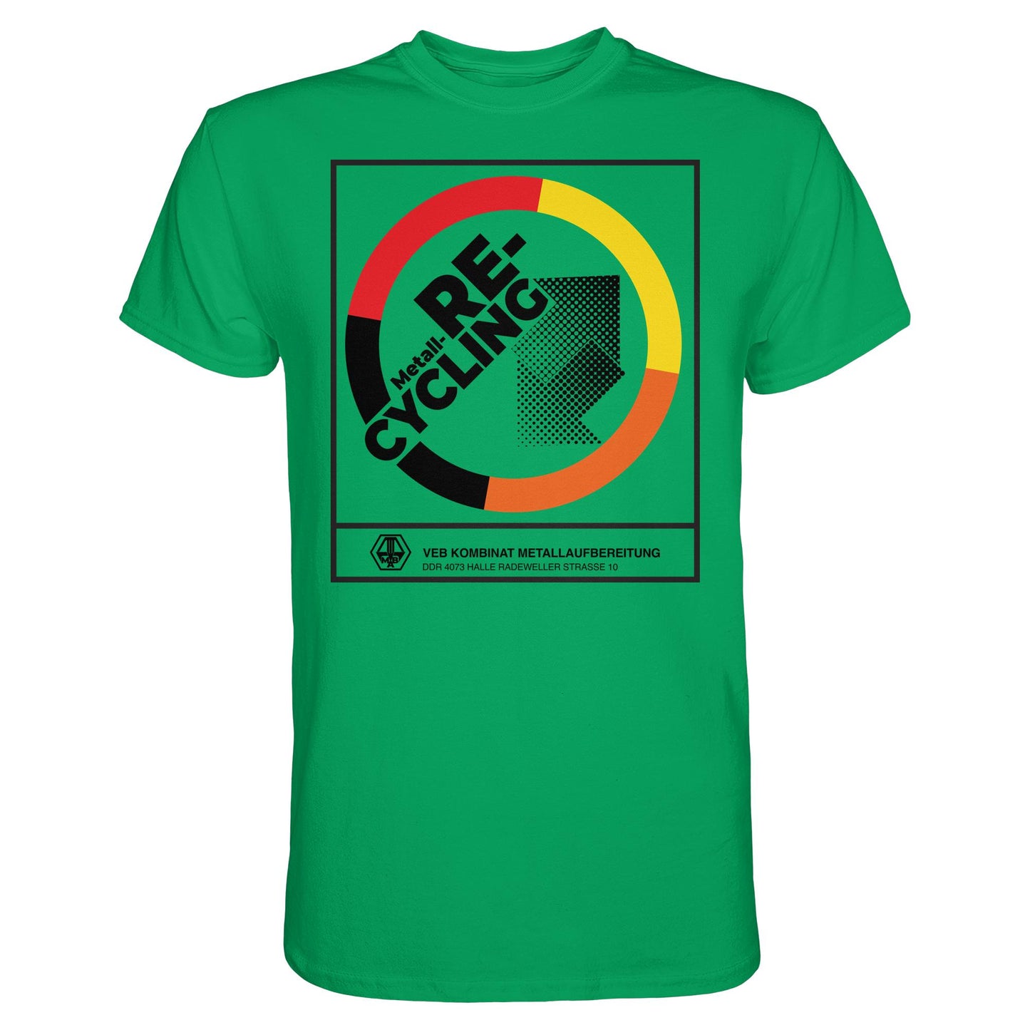 DDR Ostalgie Shirt Unisex• VEB KOMBINAT METALLAUFBEREITUNG HALLE