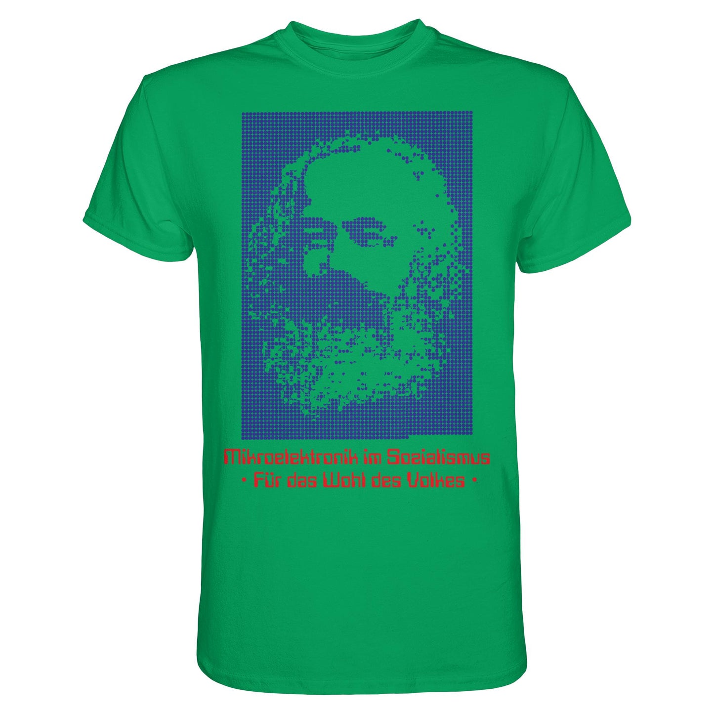 DDR Ostalgie Shirt Unisex • DDR MIKROELEKTRONIK FÜR DAS WOHL DES VOLKES (ORIGINAL POSTER)