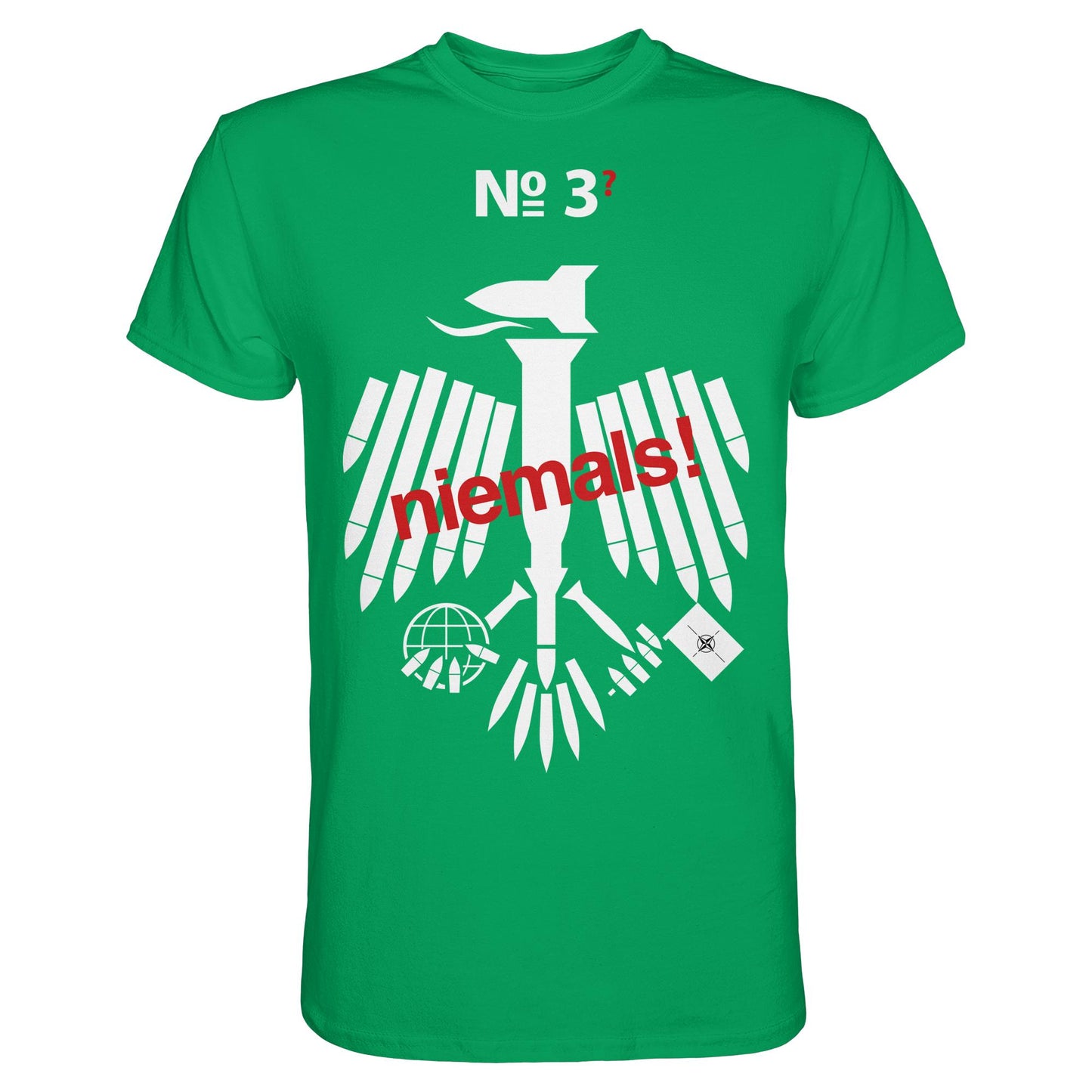 DDR Ostalgie Shirt Unisex • 3. WELTKRIEG NIEMALS! ANTI-NATO (ORIGINAL POSTER)