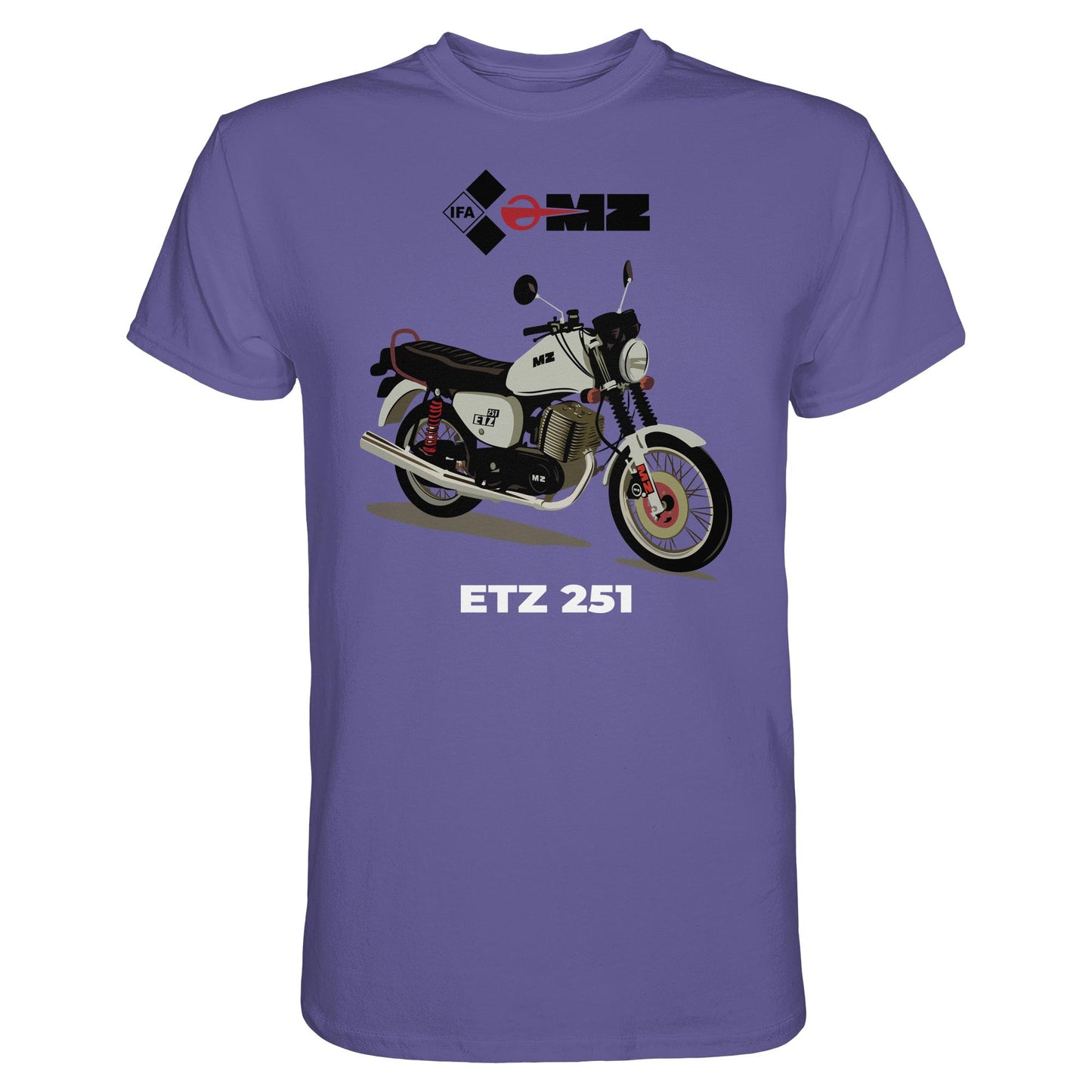 DDR Ostalgie Shirt Unisex • MZ ETZ 251 - ORIGINALWERBUNG