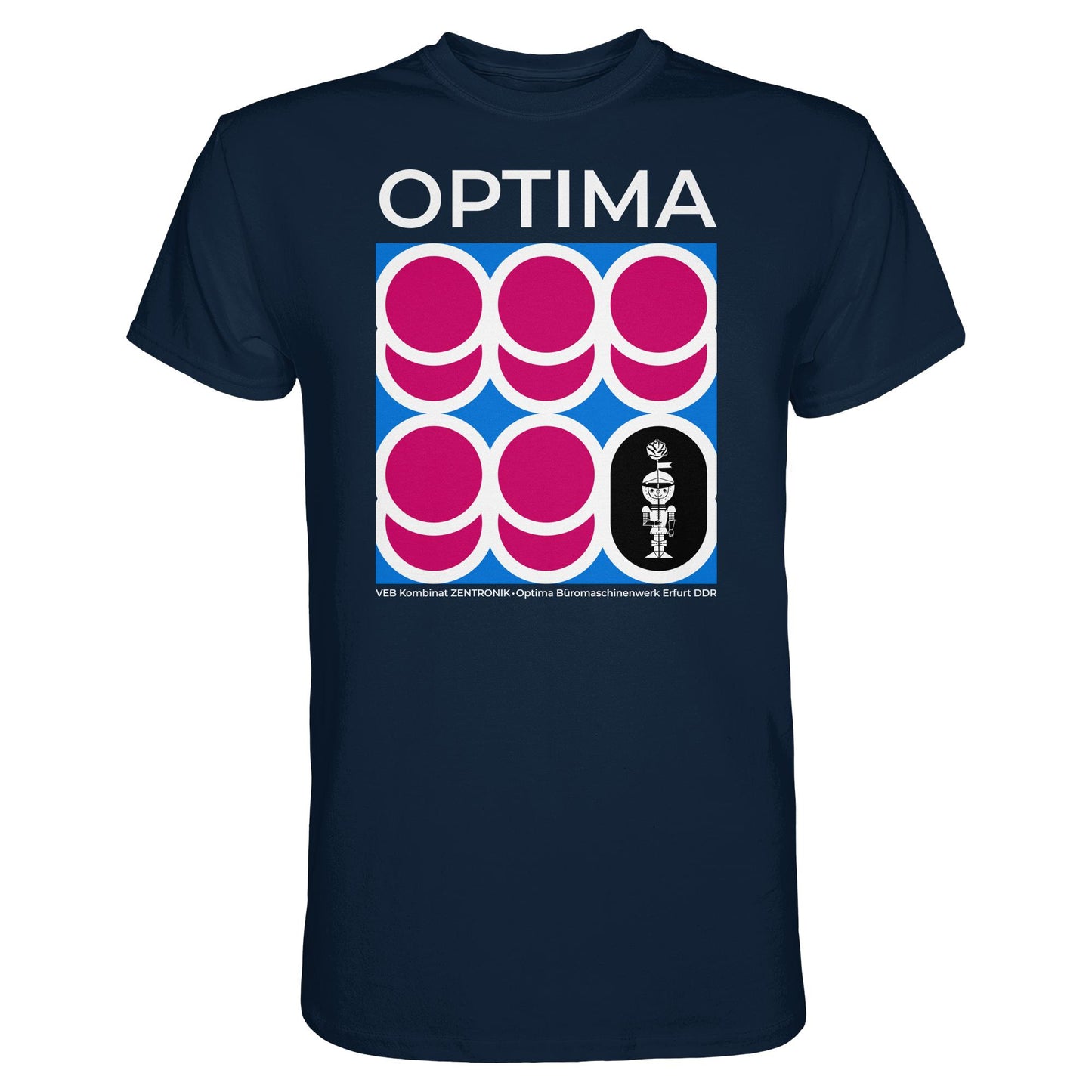 DDR Ostalgie Shirt Unisex • OPTIMA KOMBINAT ZENTRONIK ERFURT