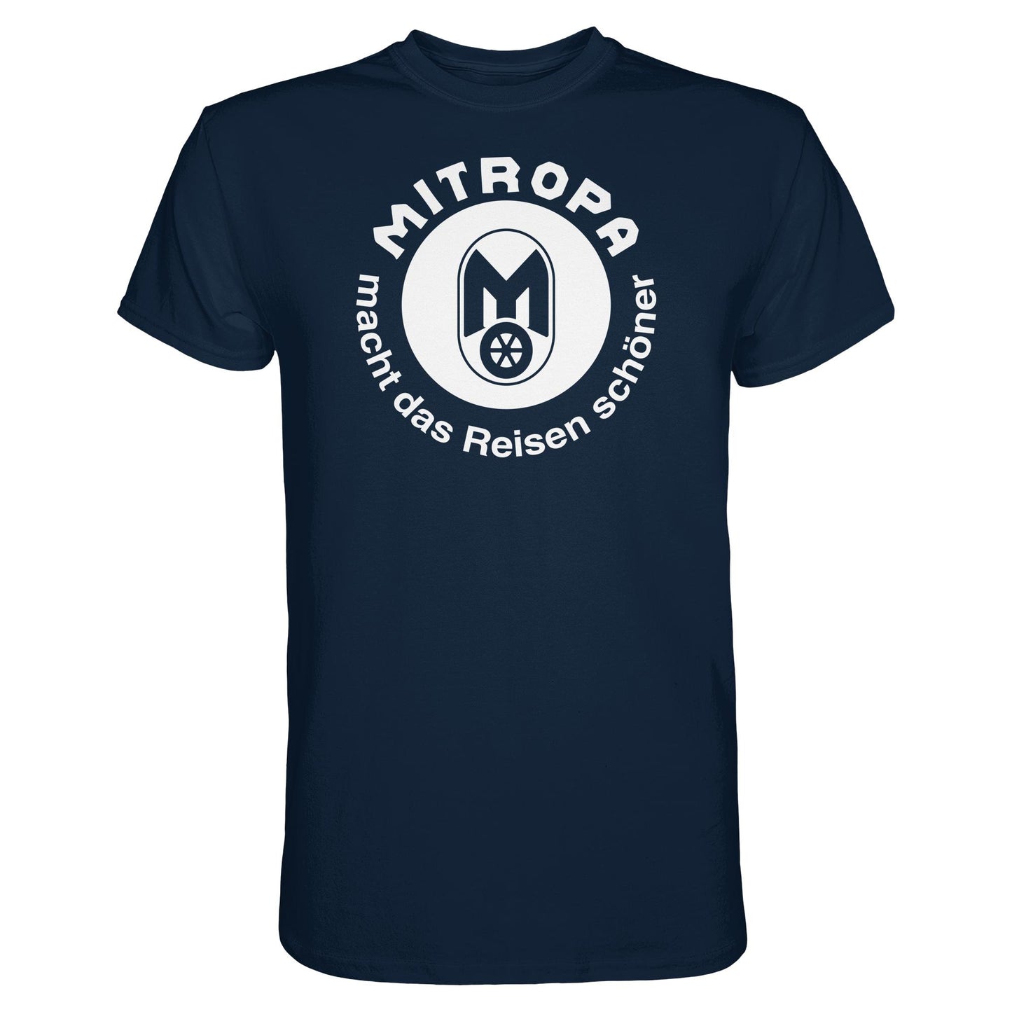 DDR Ostalgie Shirt Unisex • MITROPA MACHT DAS REISEN SCHÖNER - dunkel