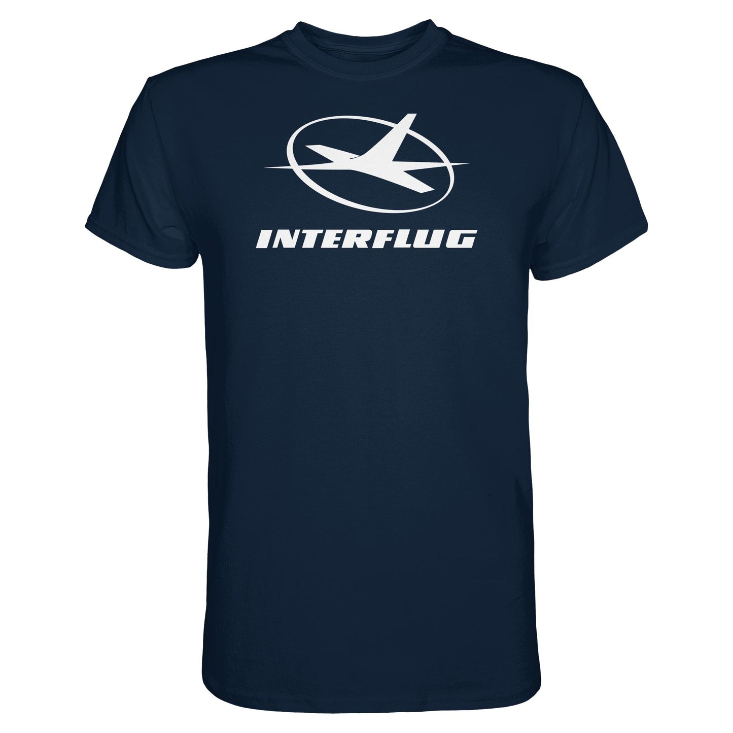 DDR Ostalgie Shirt Unisex • INTERFLUG MONOCHROM