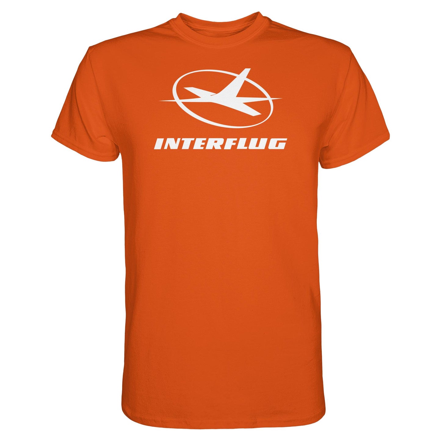 DDR Ostalgie Shirt Unisex • INTERFLUG MONOCHROM