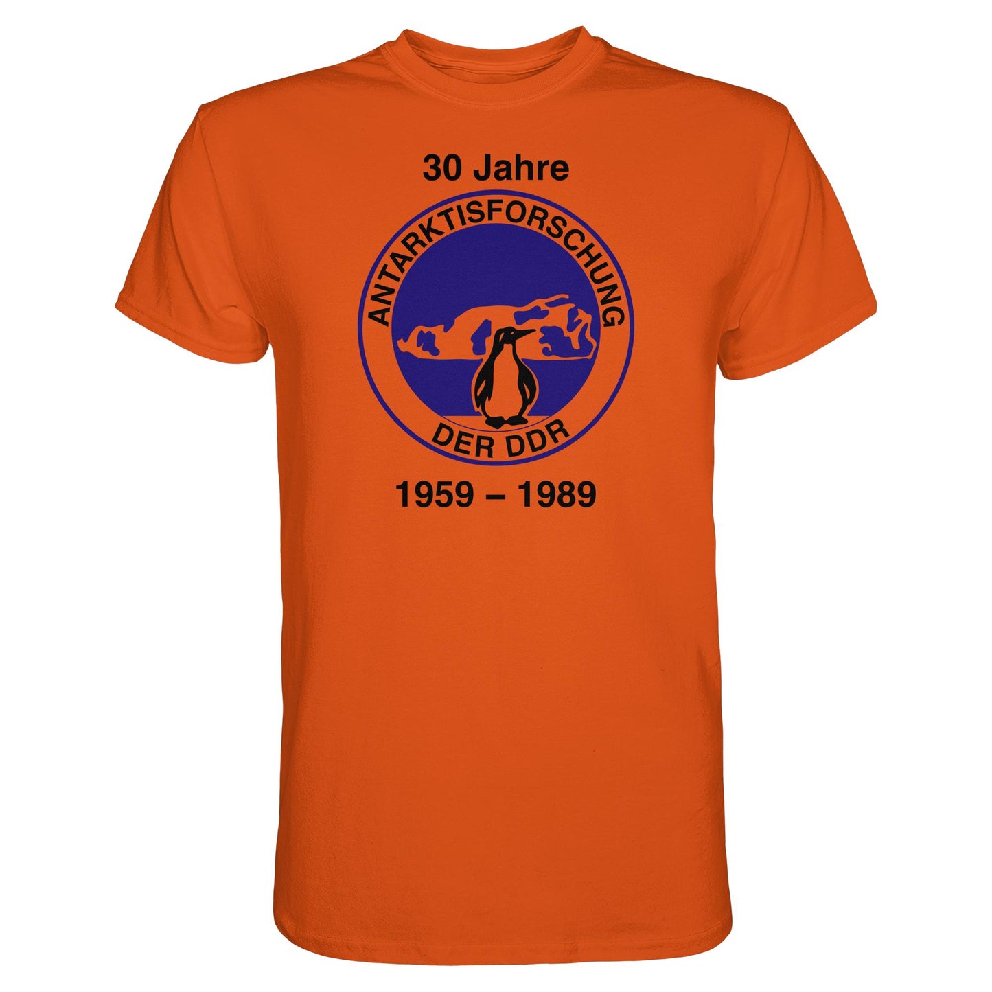DDR Ostalgie Shirt Unisex • 30 JAHRE ANTARKTISFORSCHUNG DER DDR - 1989