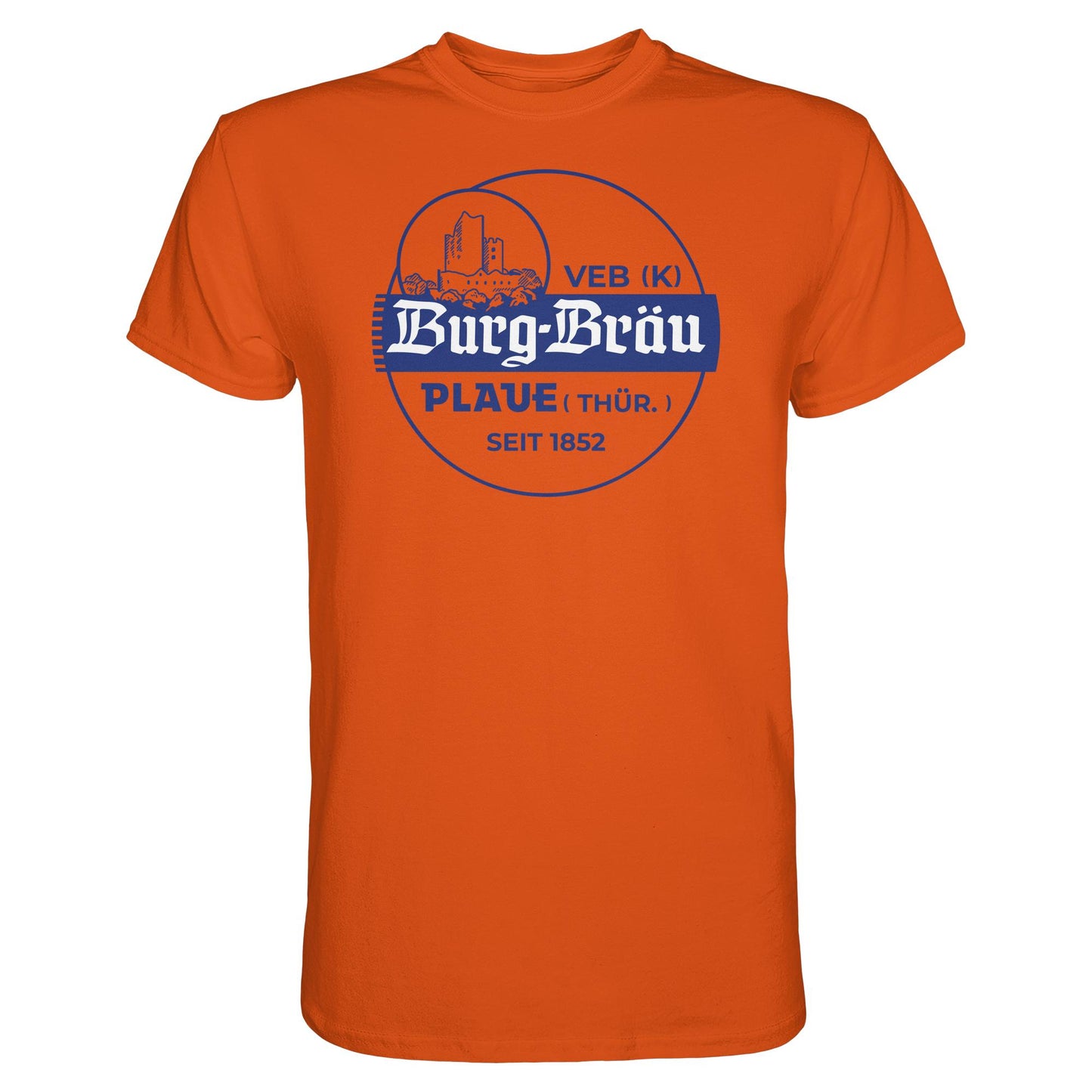 PREMIUM SHIRT UNISEX • VEB BURG-BRÄU PLAUE BIERE