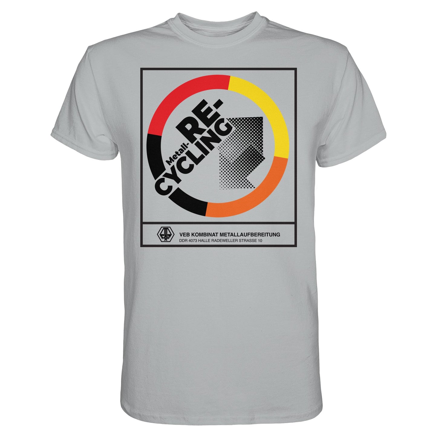 DDR Ostalgie Shirt Unisex• VEB KOMBINAT METALLAUFBEREITUNG HALLE