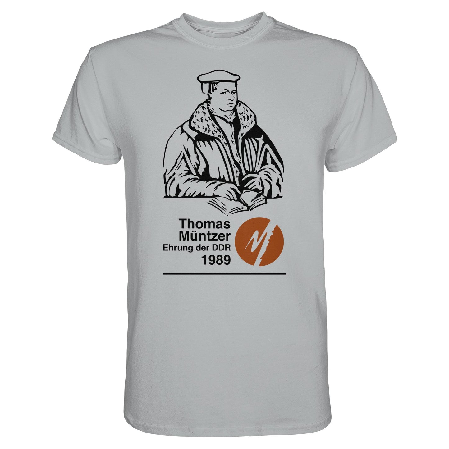 DDR Ostalgie Shirt Unisex • THOMAS MÜNTZER - EHRUNG DER DDR 1990