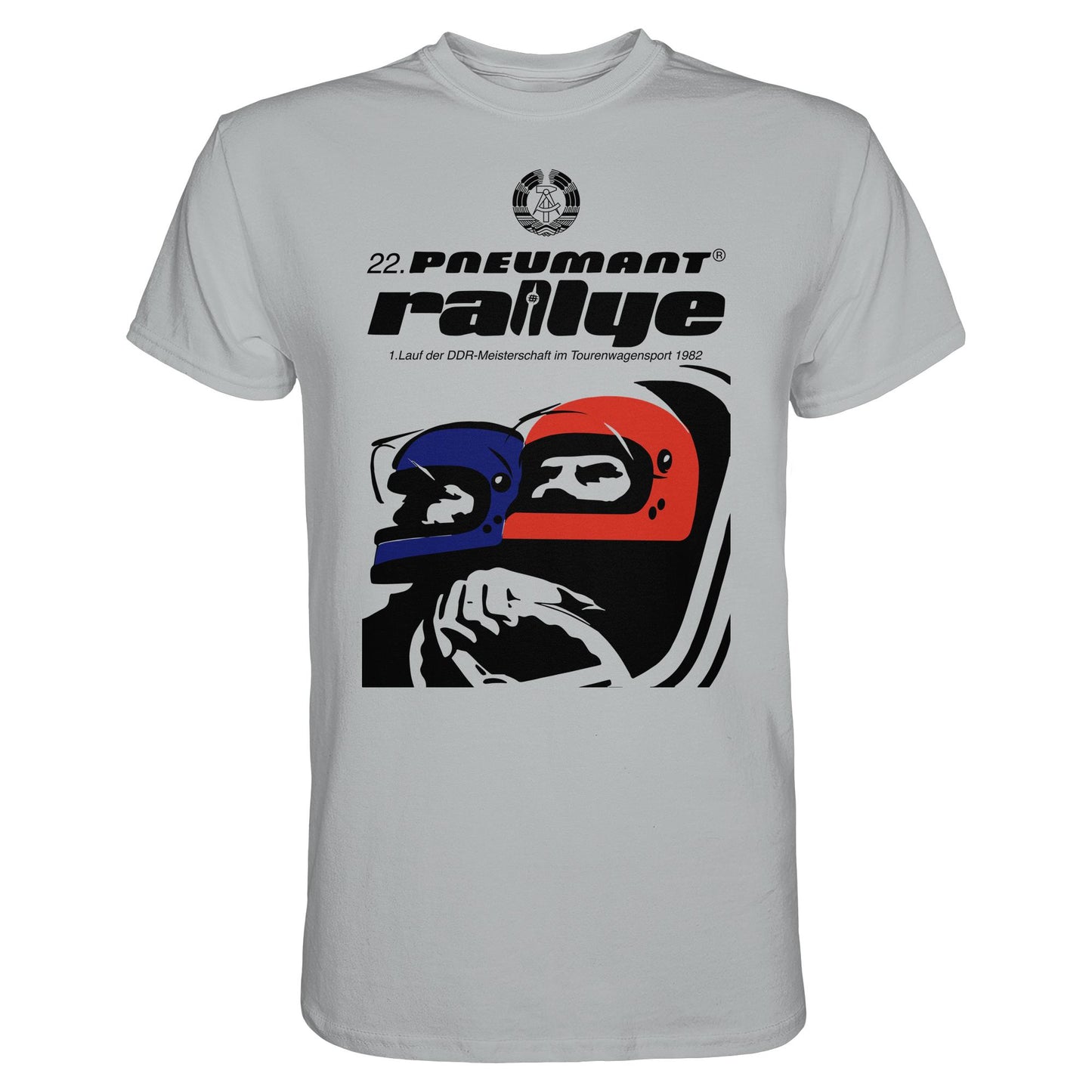DDR Ostalgie Shirt Unisex • 22. PNEUMANT RALLYE 1982 (ORIGINAL DDR-PLAKAT)