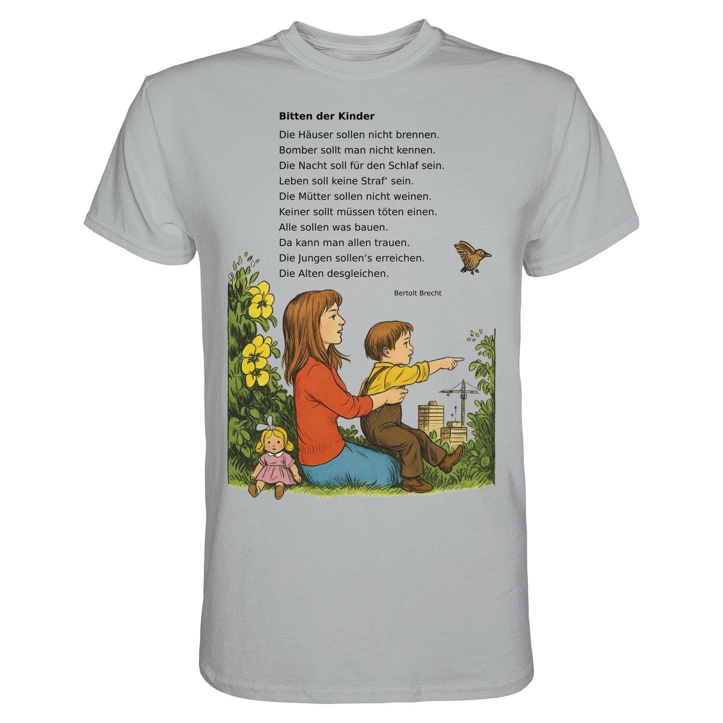 DDR Ostalgie Shirt Unisex • BITTEN DER KINDER - UNSERE FIBEL