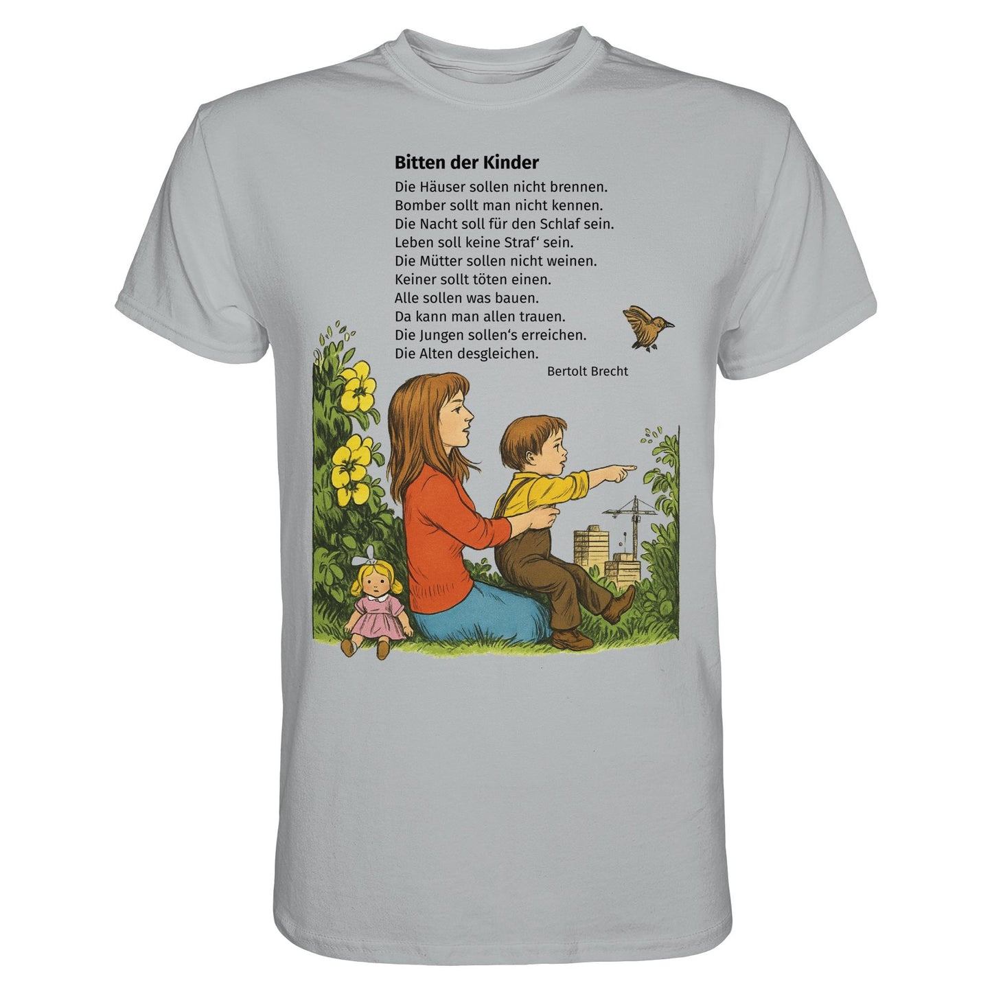 DDR Ostalgie Shirt Unisex • BITTEN DER KINDER - UNSERE FIBEL