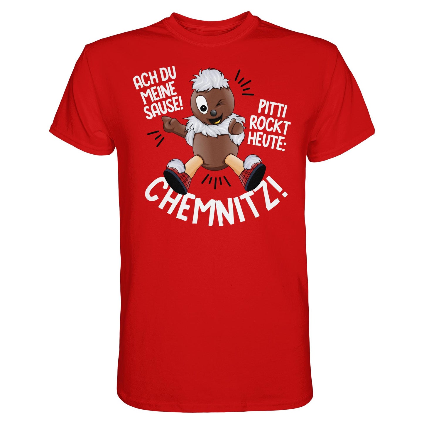 PITTI STADT-NICKI (SHIRT) • PITTI ROCKT HEUTE CHEMNITZ!