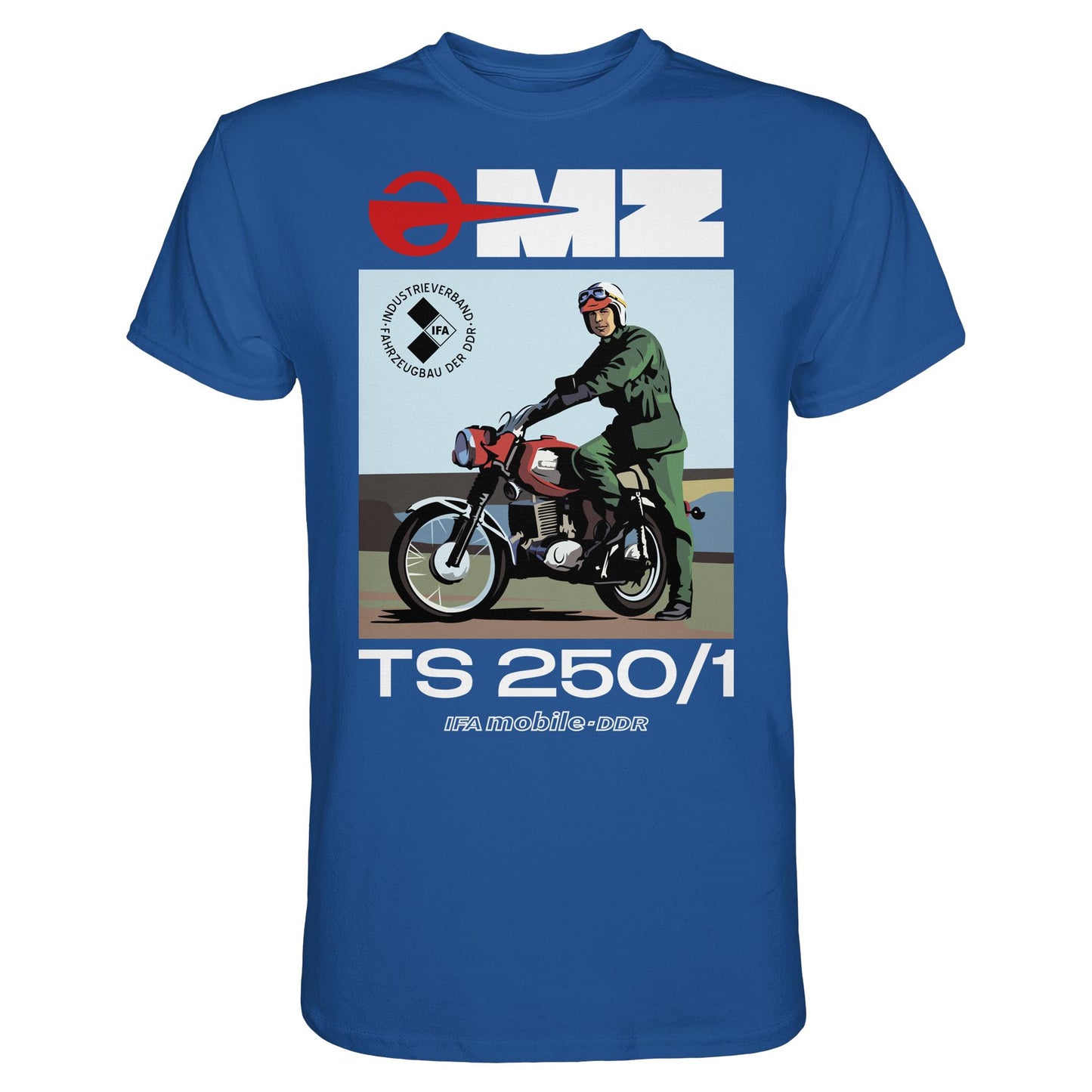 DDR Ostalgie Shirt Unisex • MZ TS 250 (ORIGINAL DDR-PLAKAT)
