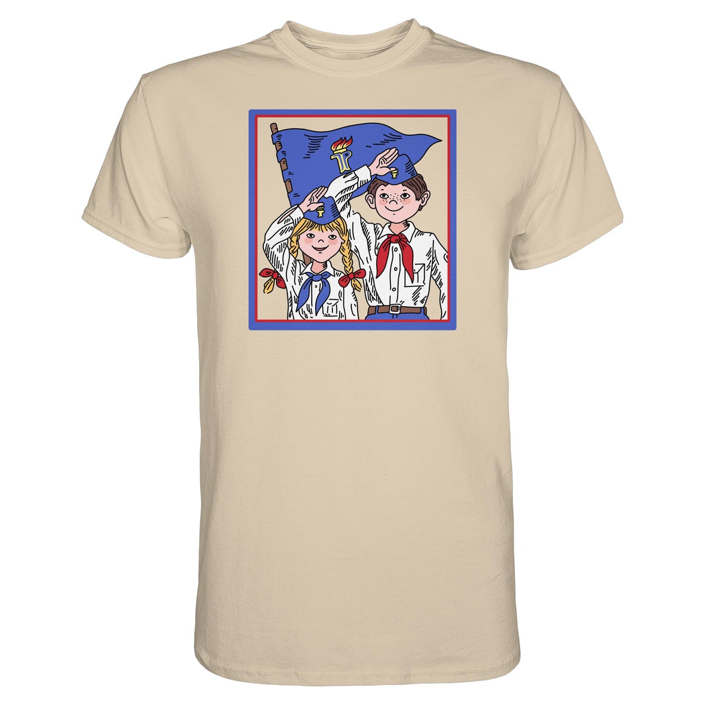 PREMIUM SHIRT UNISEX • JUNGE PIONIERE - ORIGINAL ILLUSTRATION