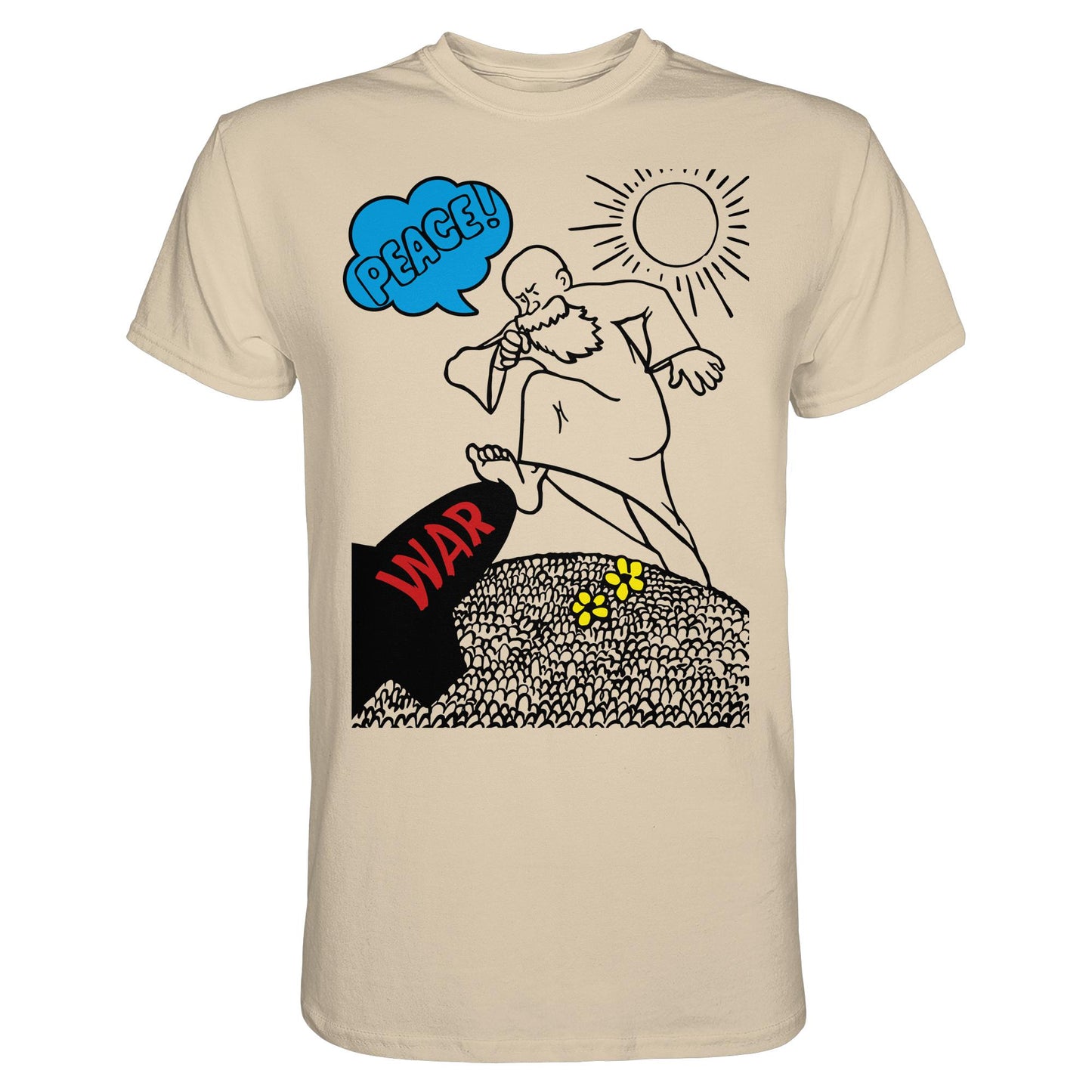 DDR Ostalgie Shirt Unisex • PEACE & WAR (ORIGINAL DDR-PLAKAT)
