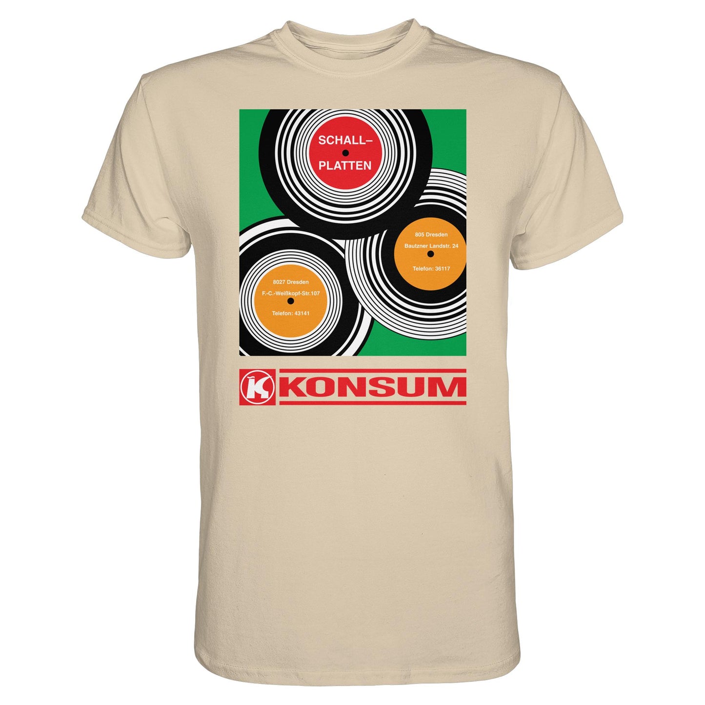 PREMIUM SHIRT UNISEX • KONSUM SCHALLPLATTEN DRESDEN